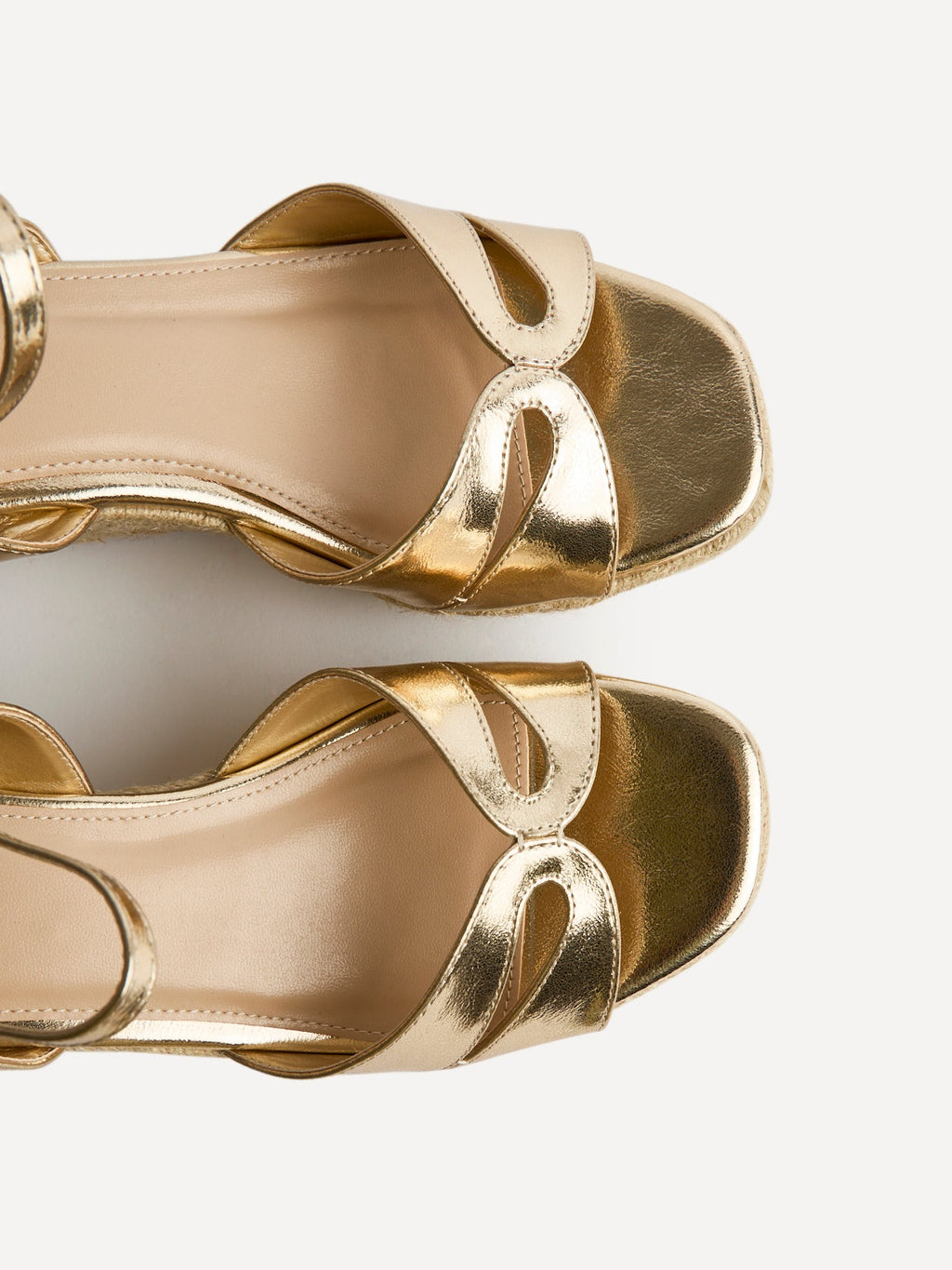 Sian Wide Fit Gold Wedges