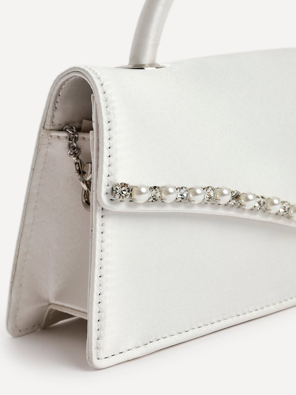 Sorelle Bridal Pearl Embellished Clutch Bag