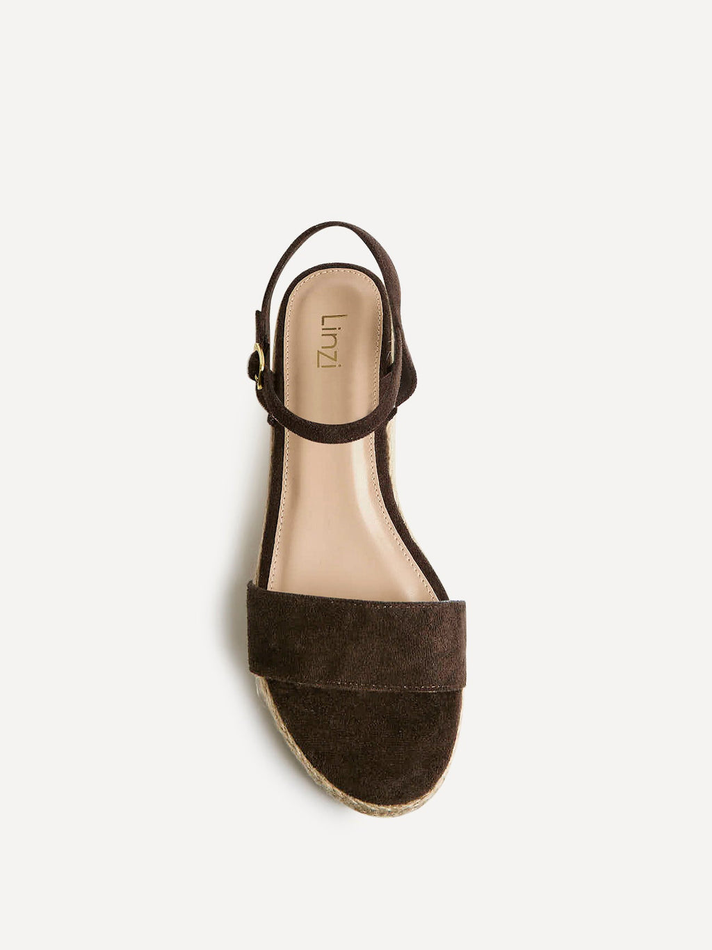 Sunrise Brown Espadrille Flatform Sandals