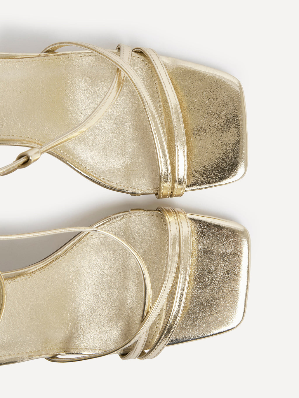 Savannah Gold Strappy Heels