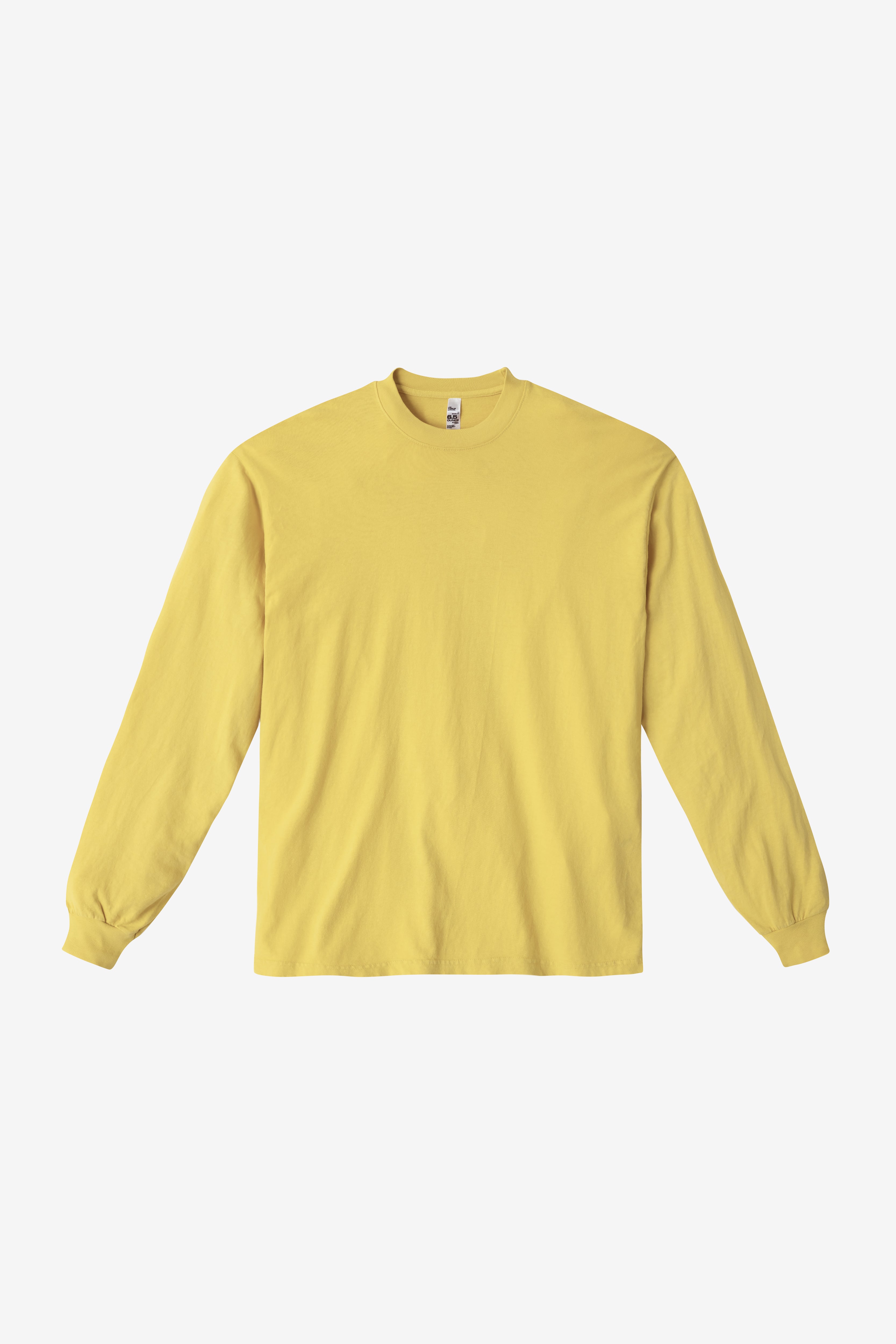 1807GD Mix - 6.5oz Long Sleeve Garment Dye Crew Neck T-Shirt