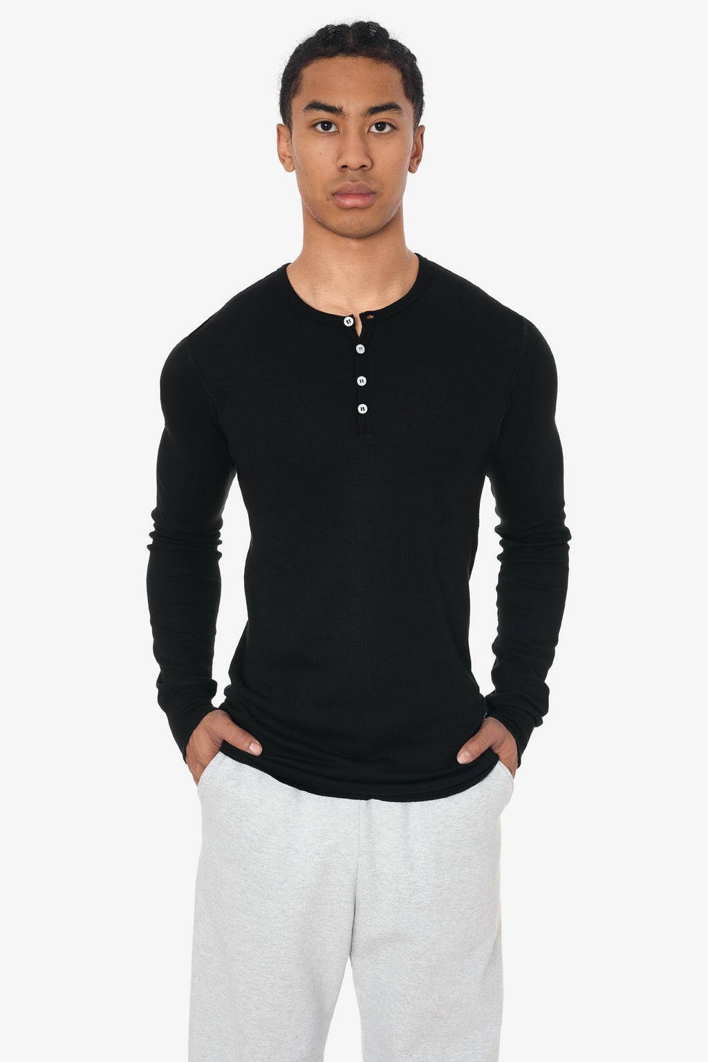 TX458GD - Long Sleeve Heavy Thermal Heritage Henley