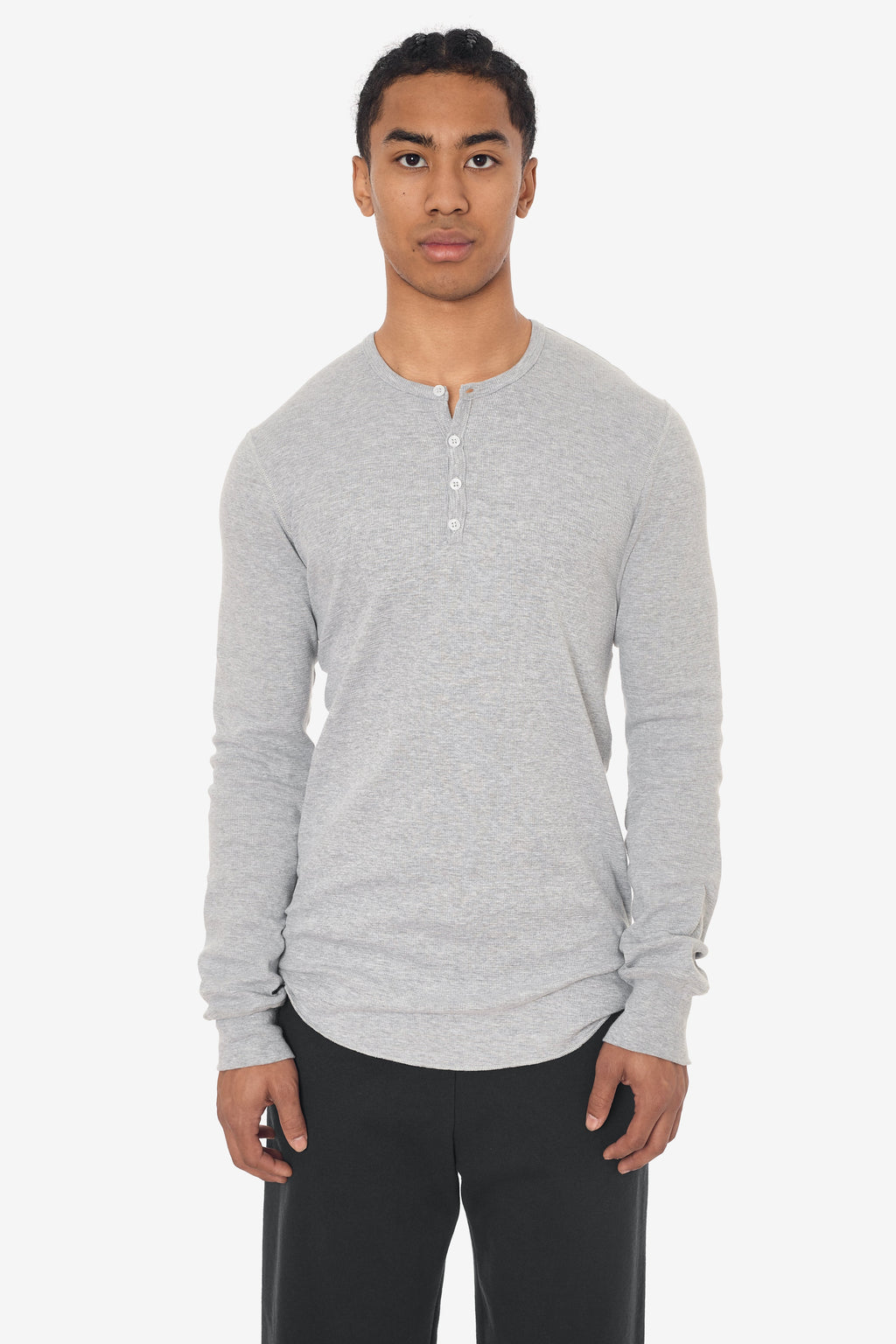 TX458GD - Long Sleeve Heavy Thermal Heritage Henley