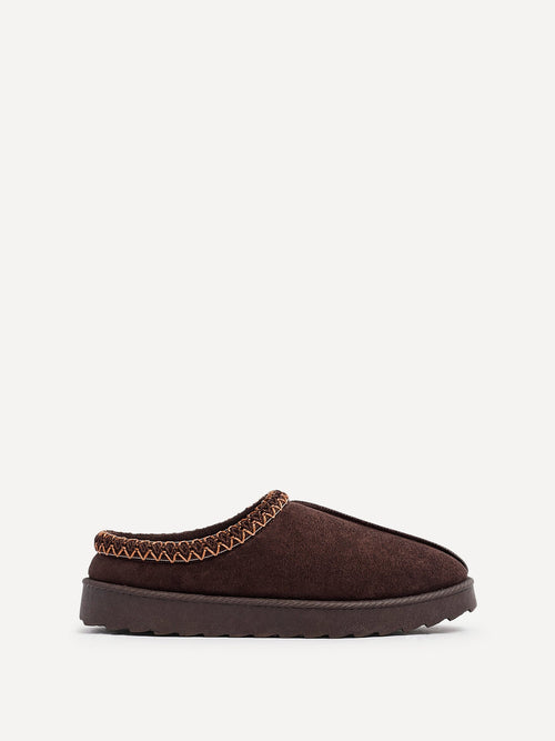 Tammy Brown Faux Suede Slippers