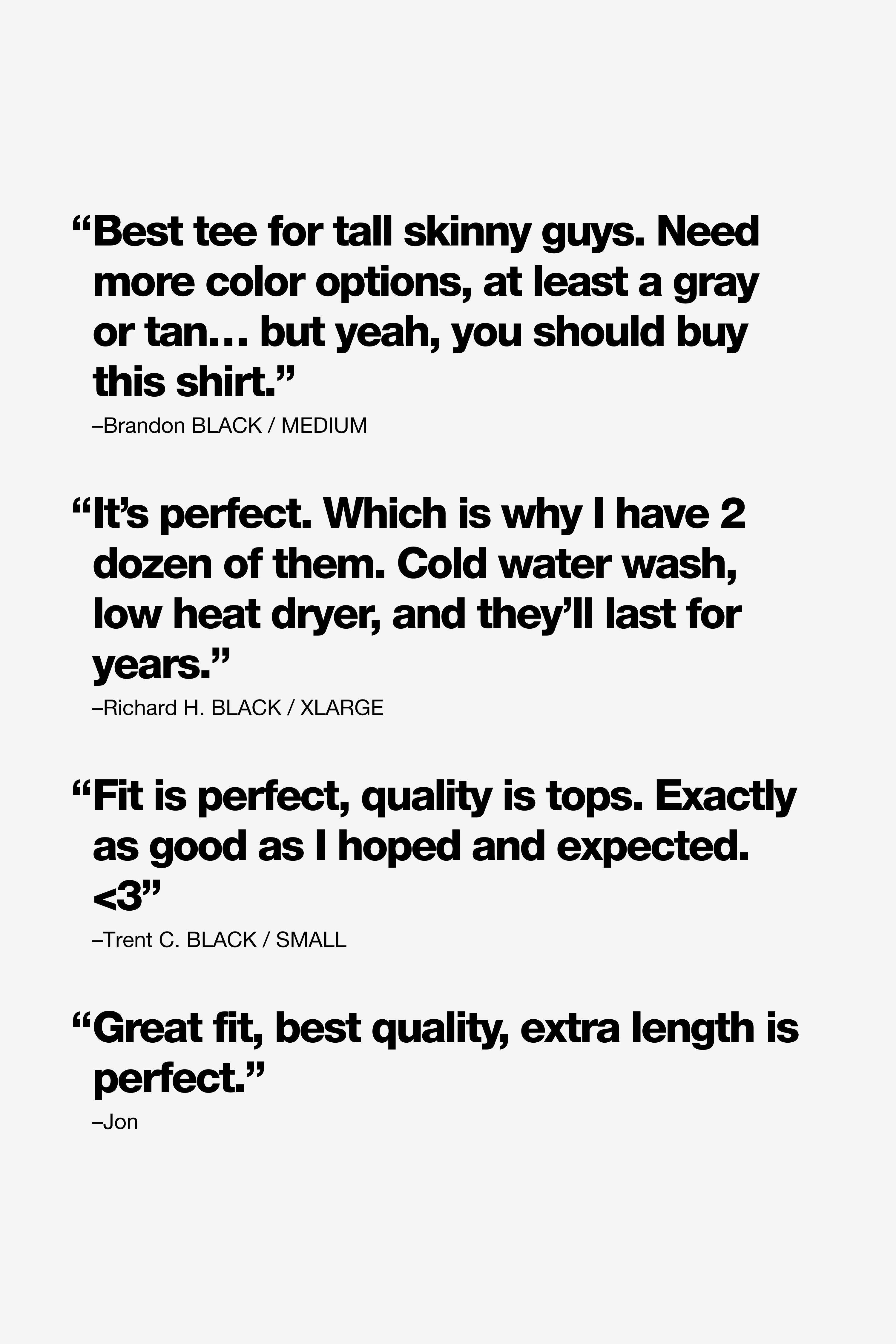 TL20001 - Fine Jersey Crew Neck Tall Tee