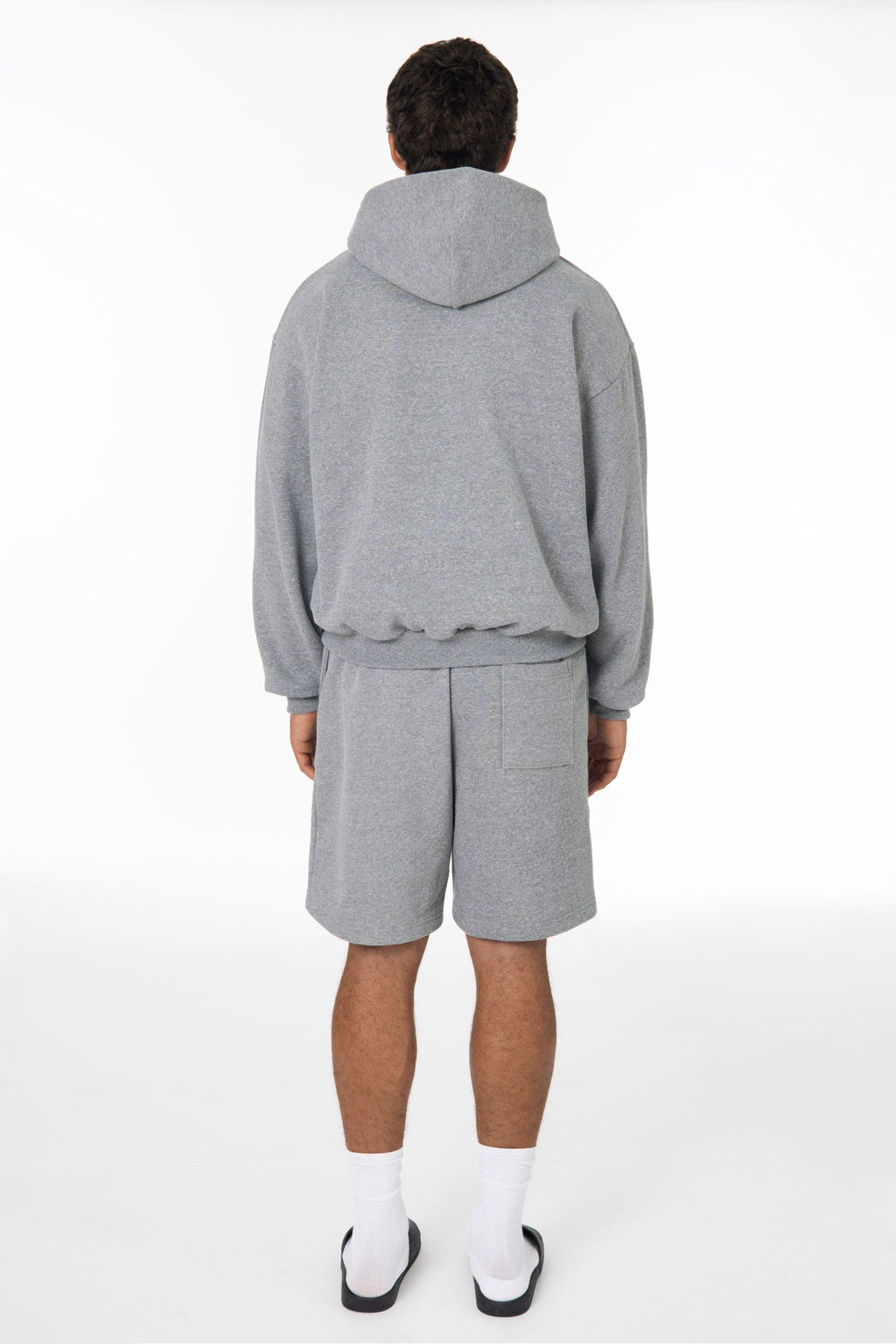 TRF02 - 12oz. Tri-Blend Gabardine Fleece Shorts