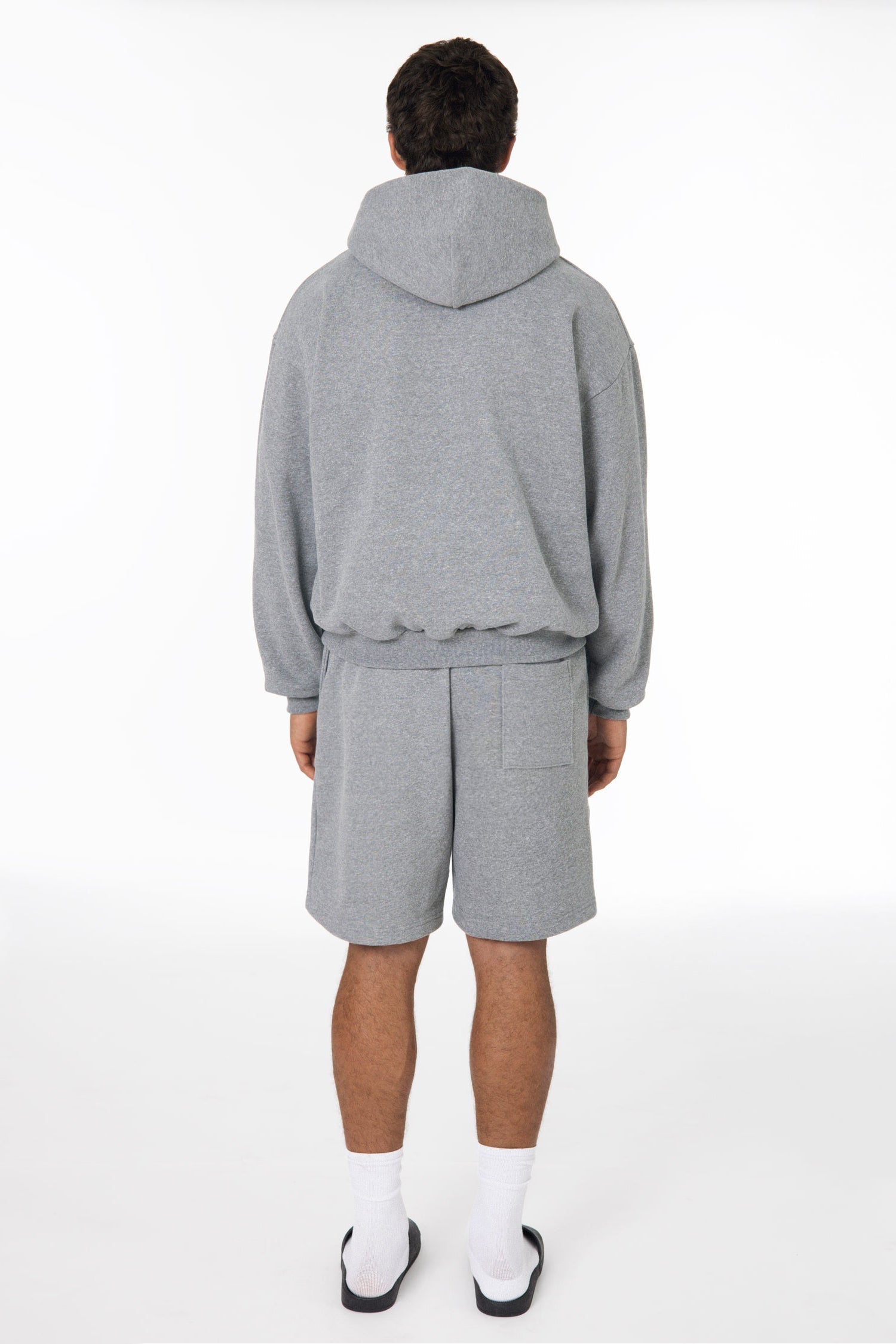 TRF02 - 12oz. Tri-Blend Gabardine Fleece Shorts