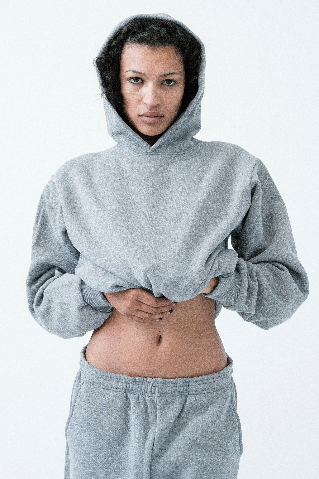 TRF09 - 12 oz. Tri-Blend Gabardine Fleece Hoodie