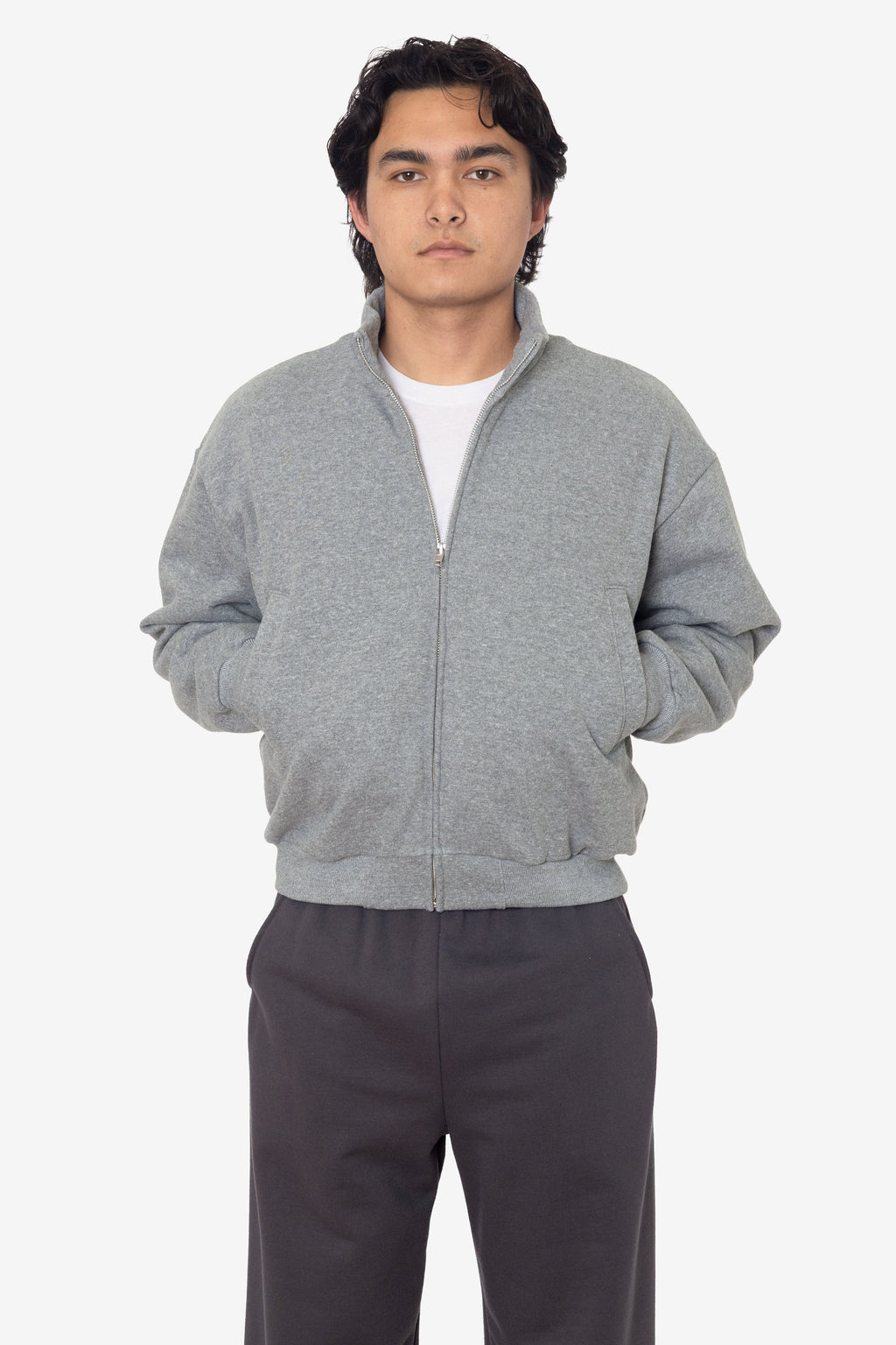 TRF455 - Track Fleece Zip-Up Jacket