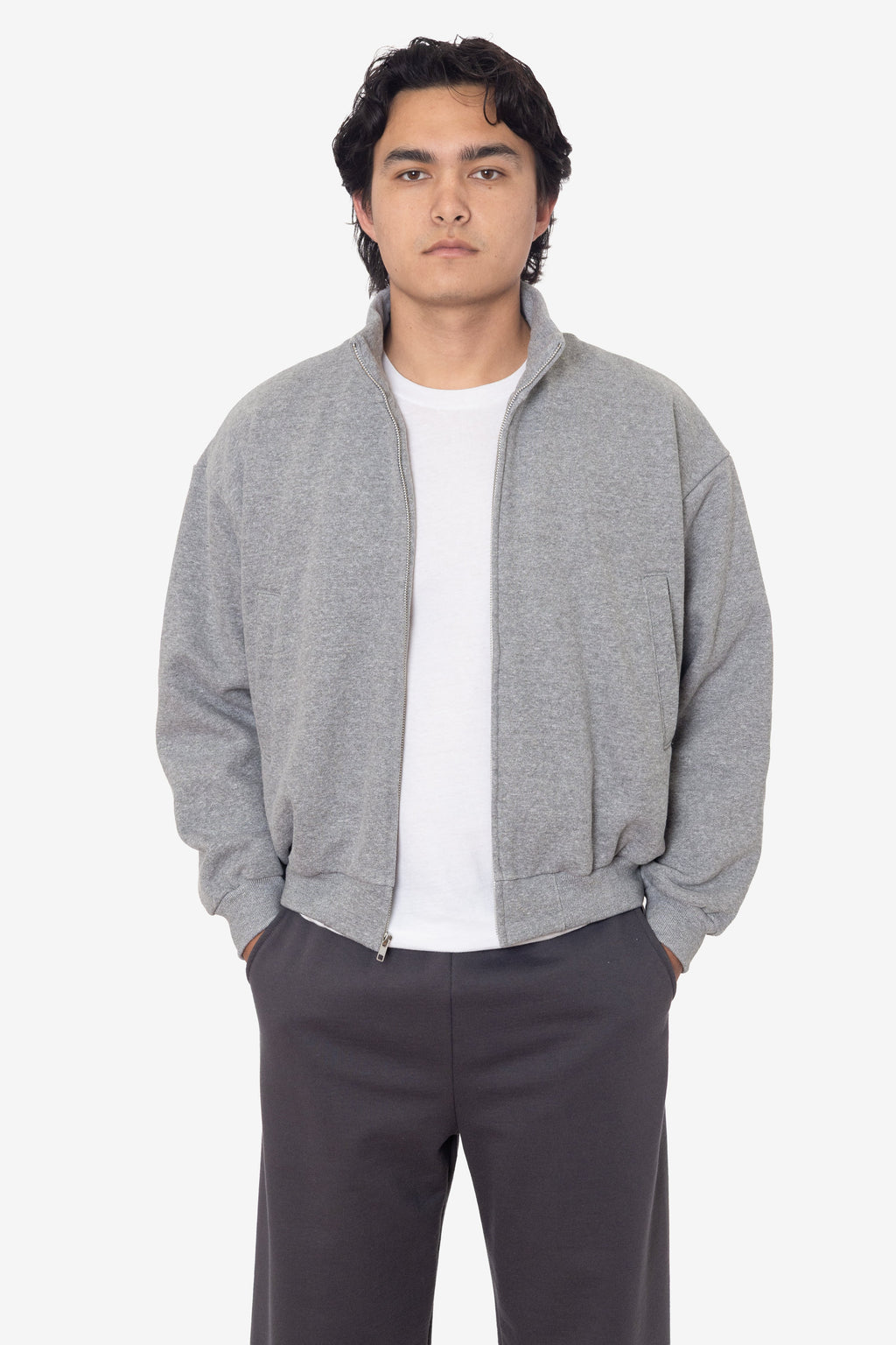 TRF455 - Track Fleece Zip-Up Jacket