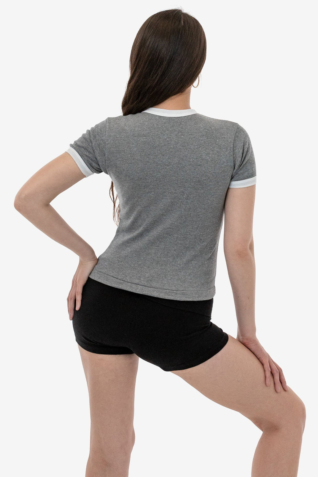 BR310 - Tri-Blend Rib Women's Ringer Tee