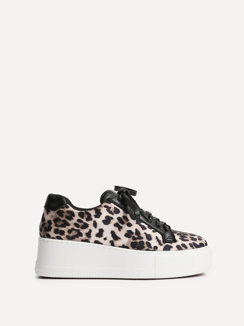 Twyla Leopard Print Trainers