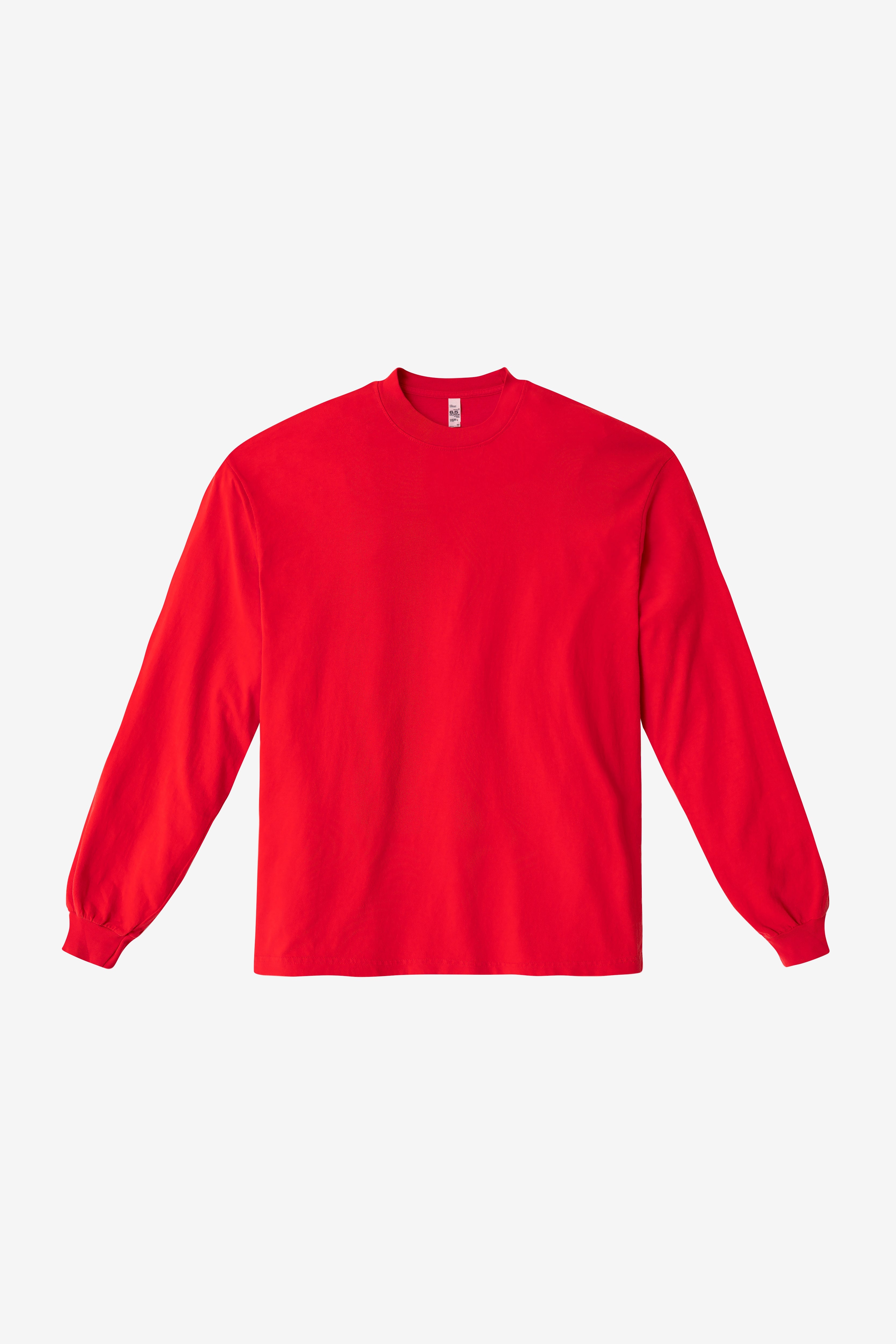 1807GD Unisex - 6.5oz Long Sleeve Garment Dye Crew Neck T-Shirt