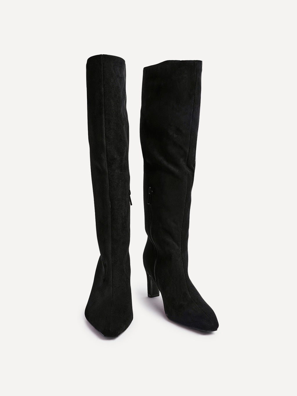 Uptown Black Long Boots