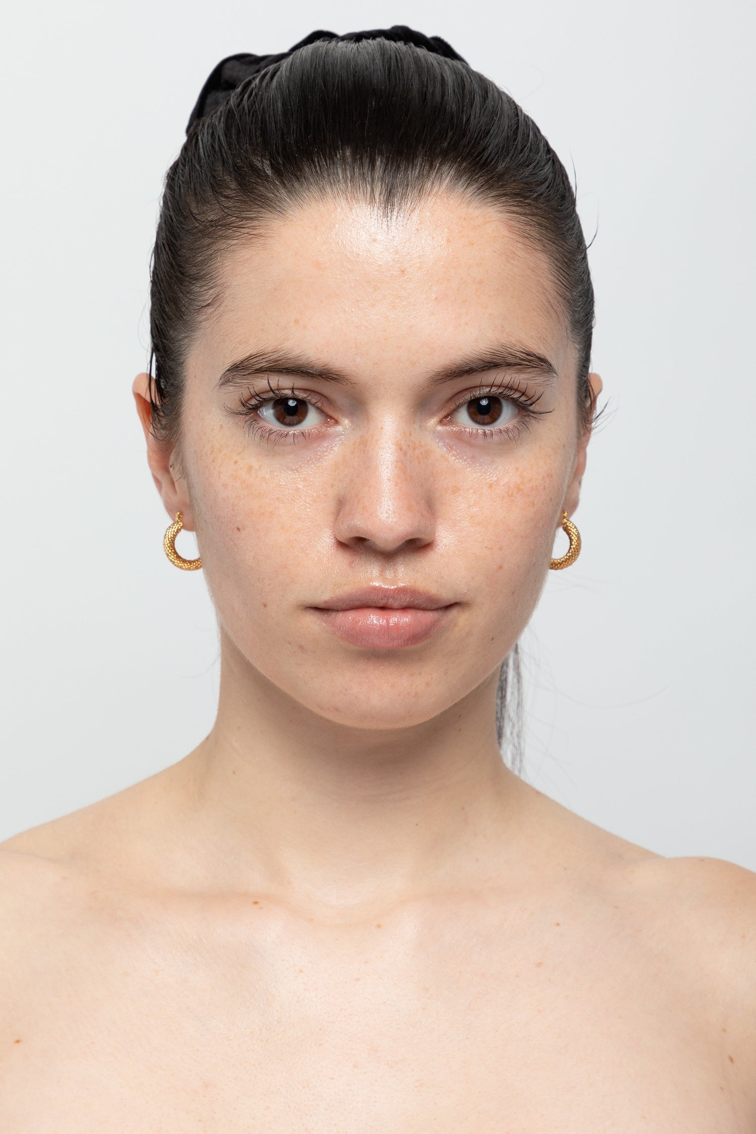 JWL834 - Thick Twisted Pincatch Earrings
