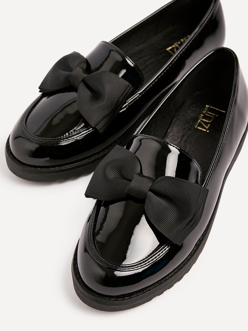 Violetta Wide Fit Patent Loafers