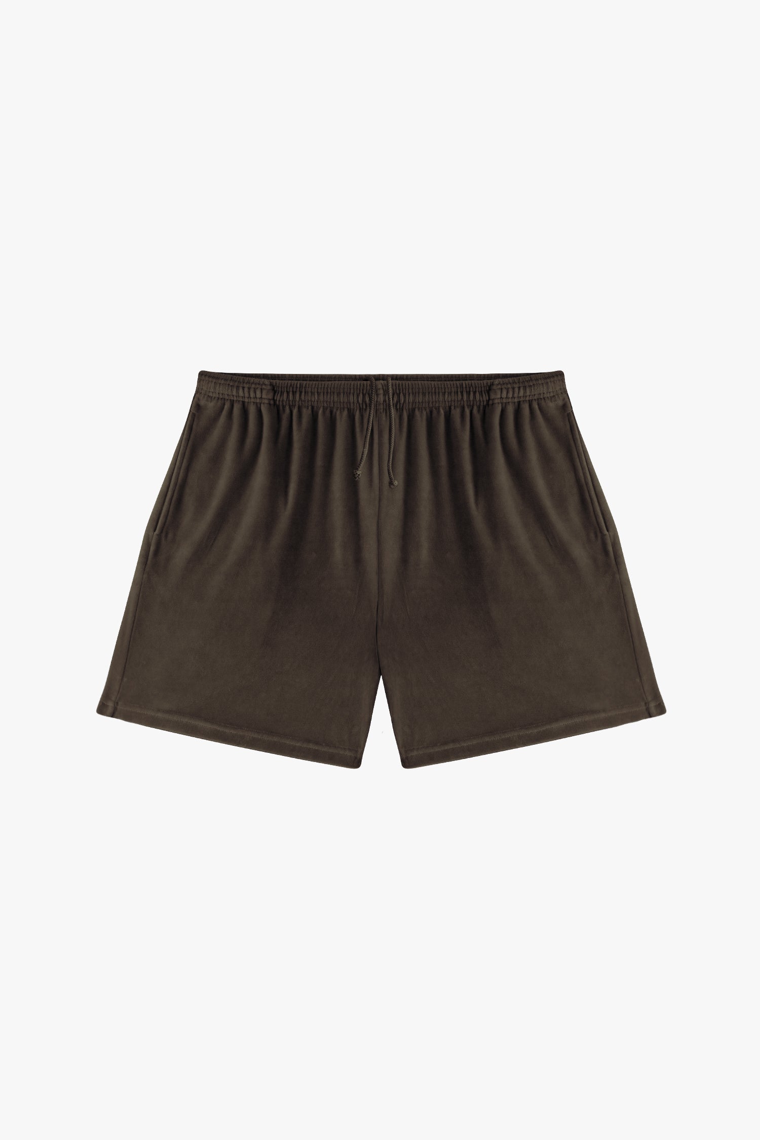 VLR442GD - Garment Dye Velour Mid-Length Wide Short