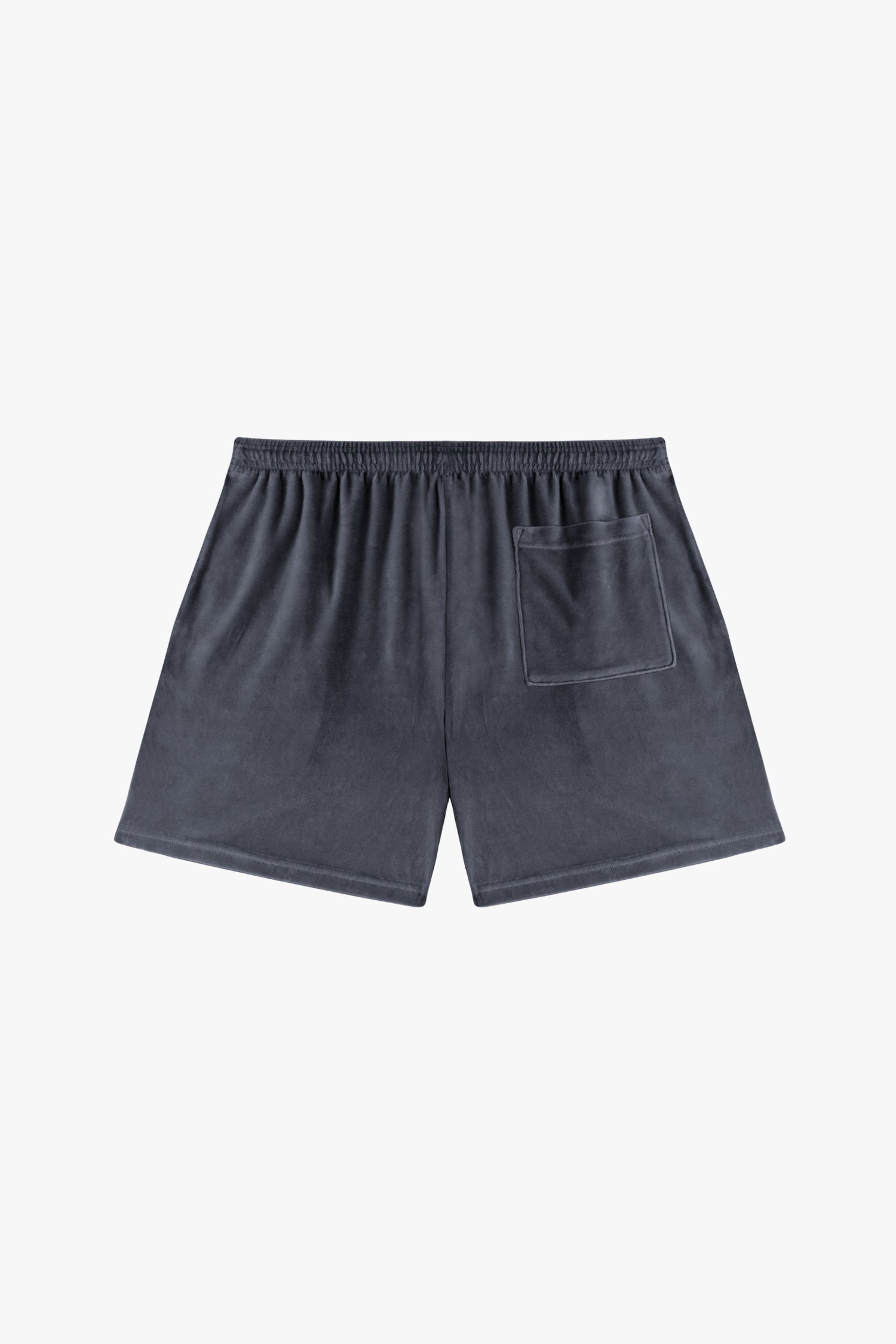 VLR442GD - Garment Dye Velour Mid-Length Wide Short