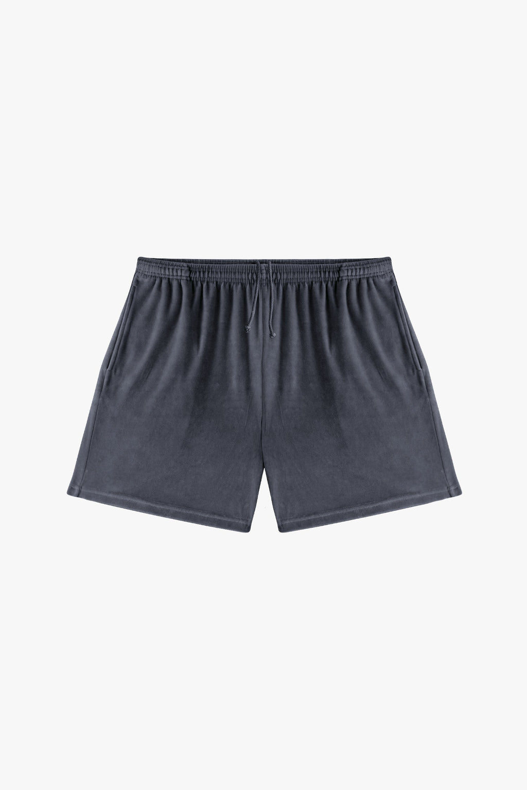 VLR442GD - Garment Dye Velour Mid-Length Wide Short