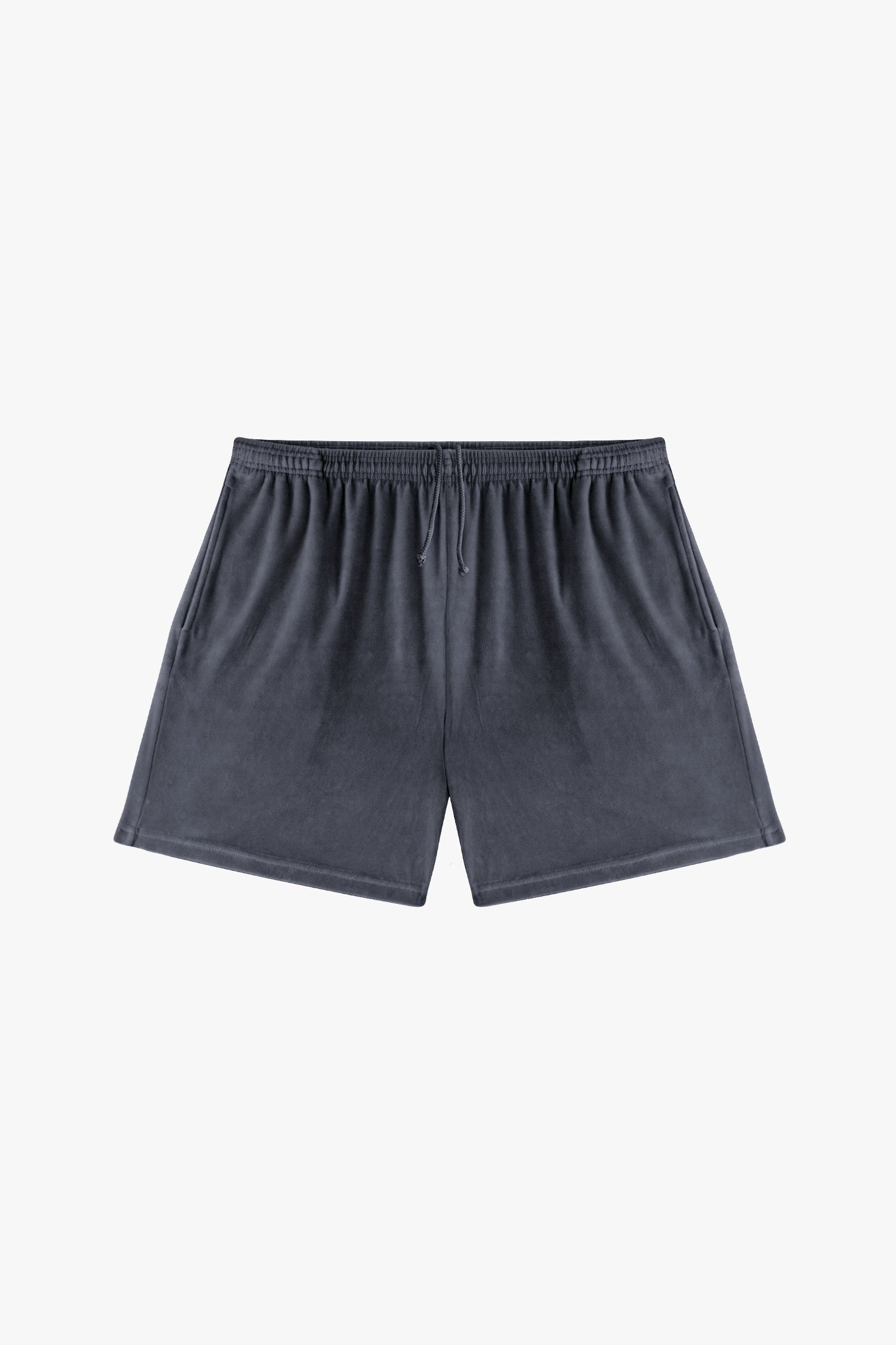 VLR442GD - Garment Dye Velour Mid-Length Wide Short