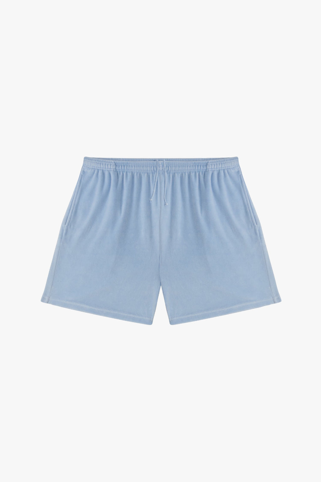 VLR442GD - Garment Dye Velour Mid-Length Wide Short