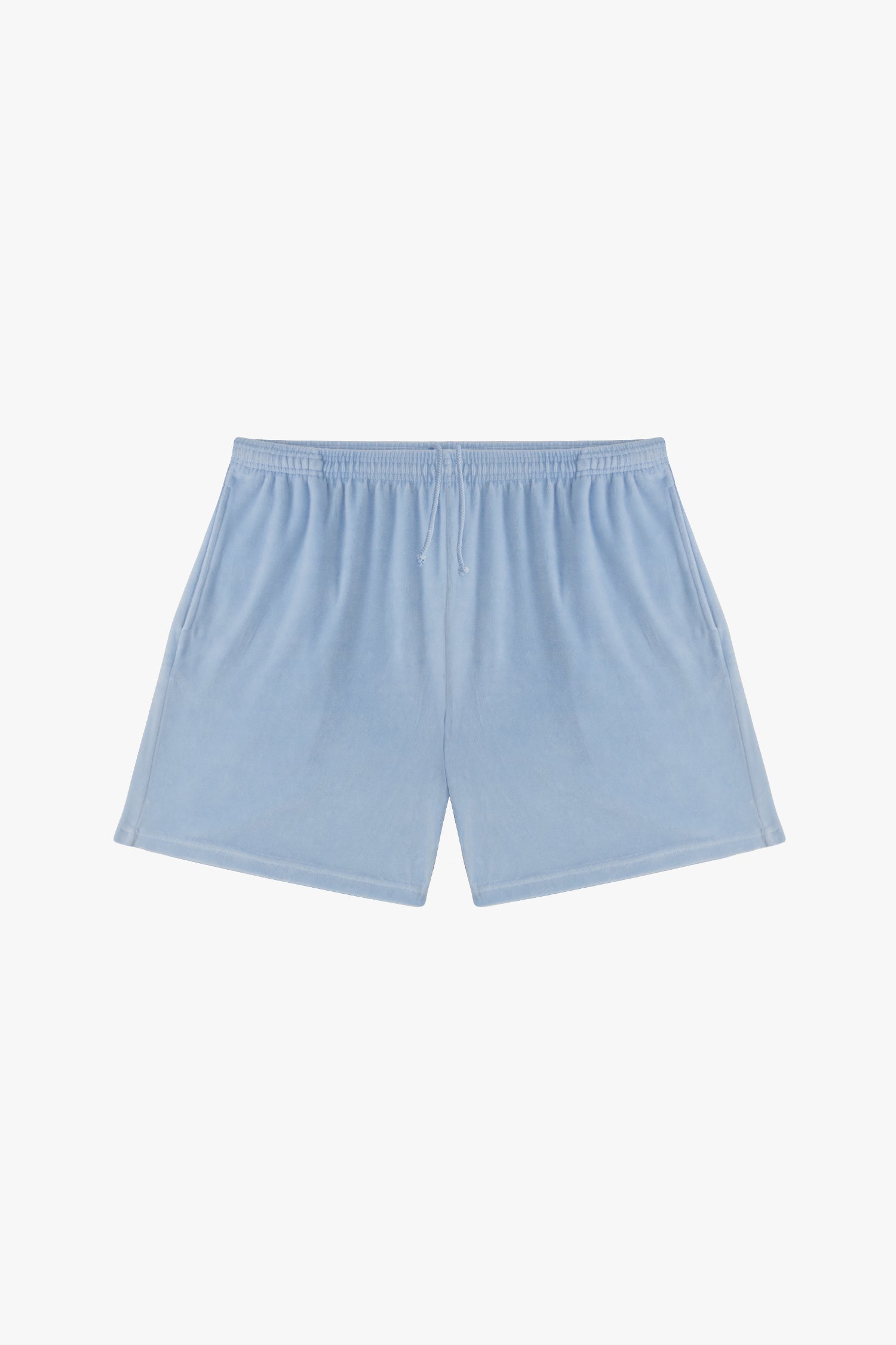 VLR442GD - Garment Dye Velour Mid-Length Wide Short