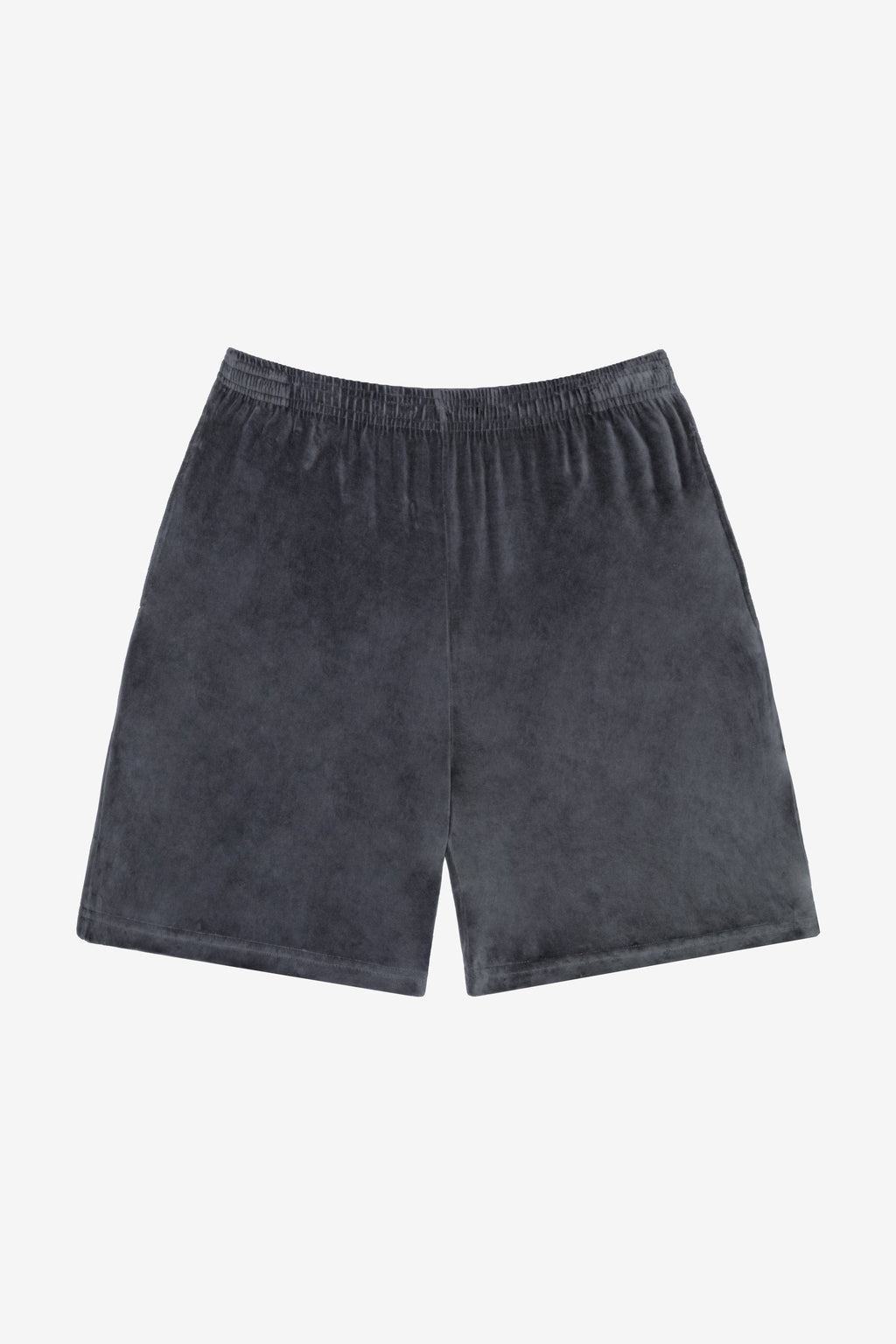 VLR442GD - Garment Dye Velour Mid-Length Wide Short