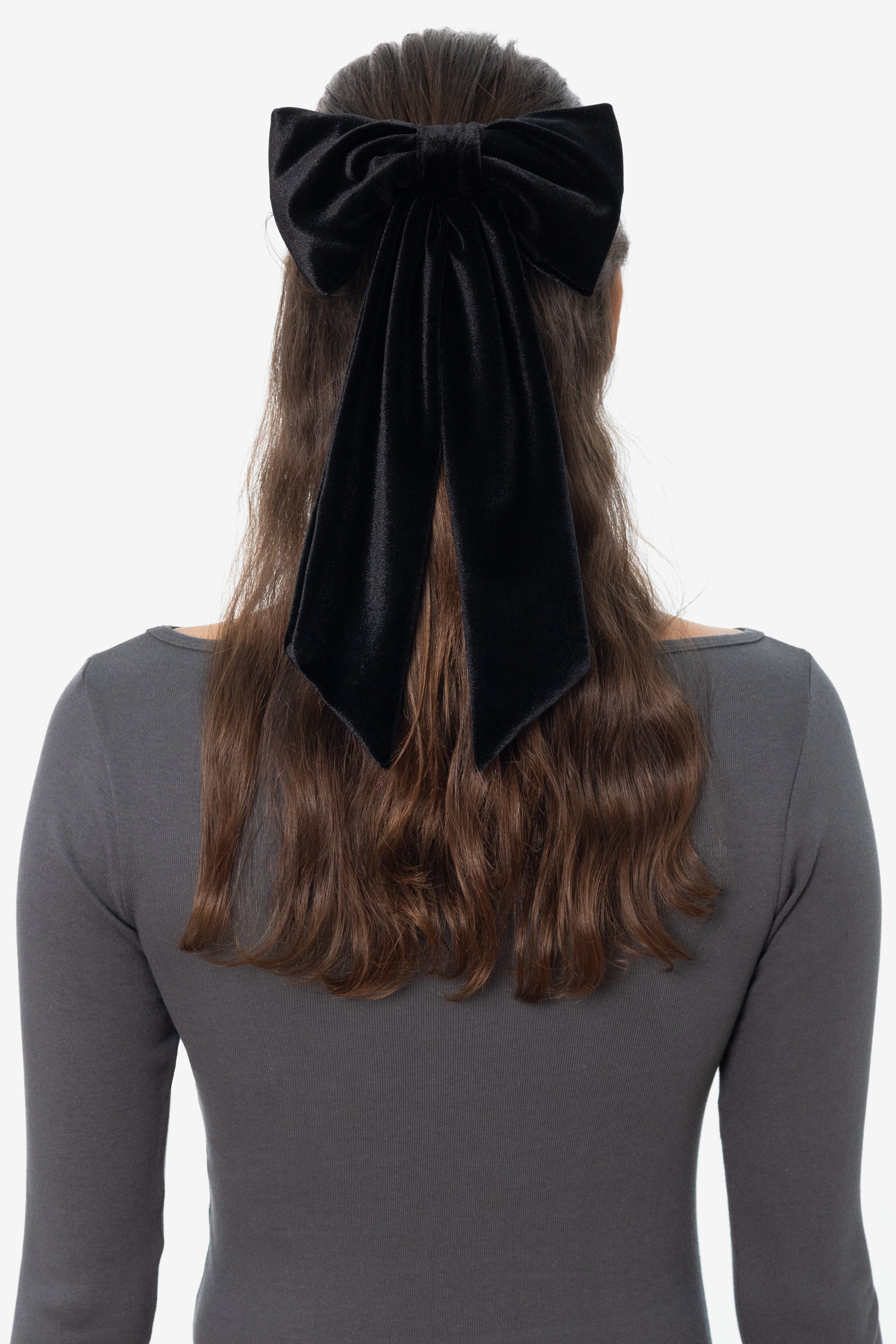 VVT051 - Velvet Long Schoolgirl Bow