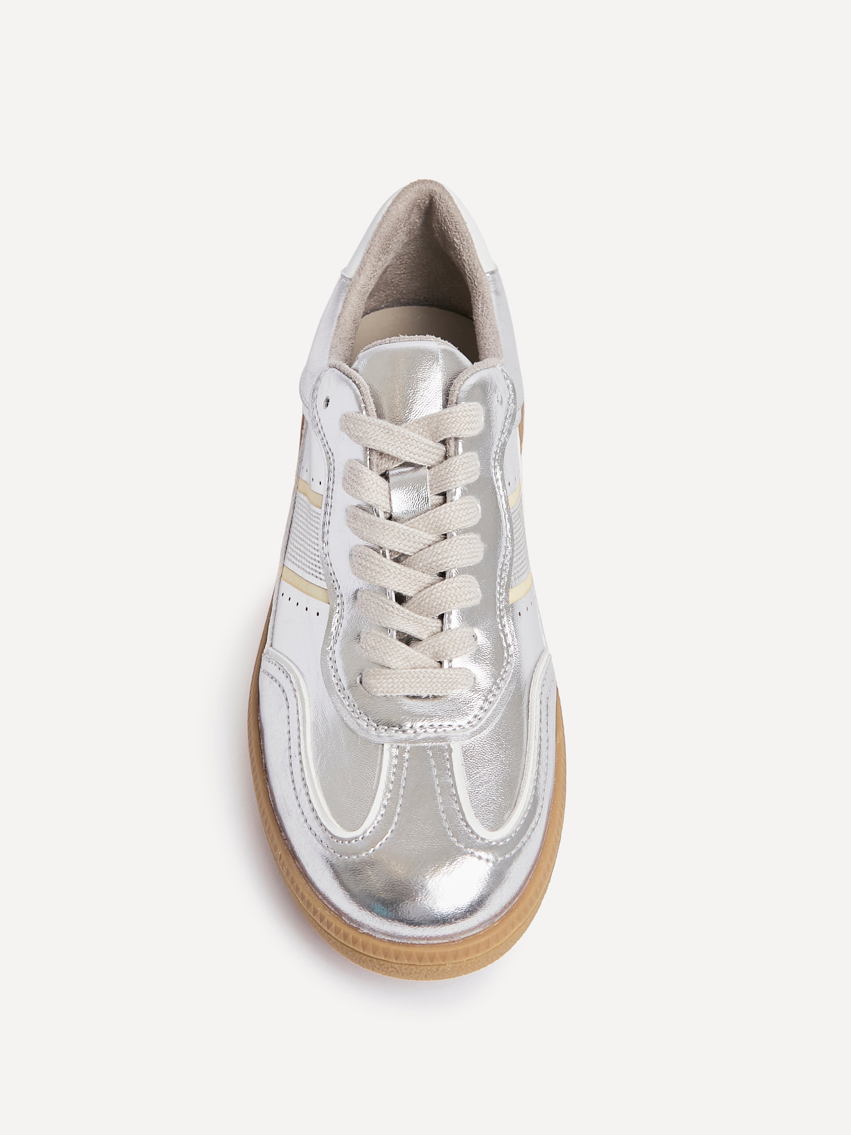 Vortex Silver Trainers