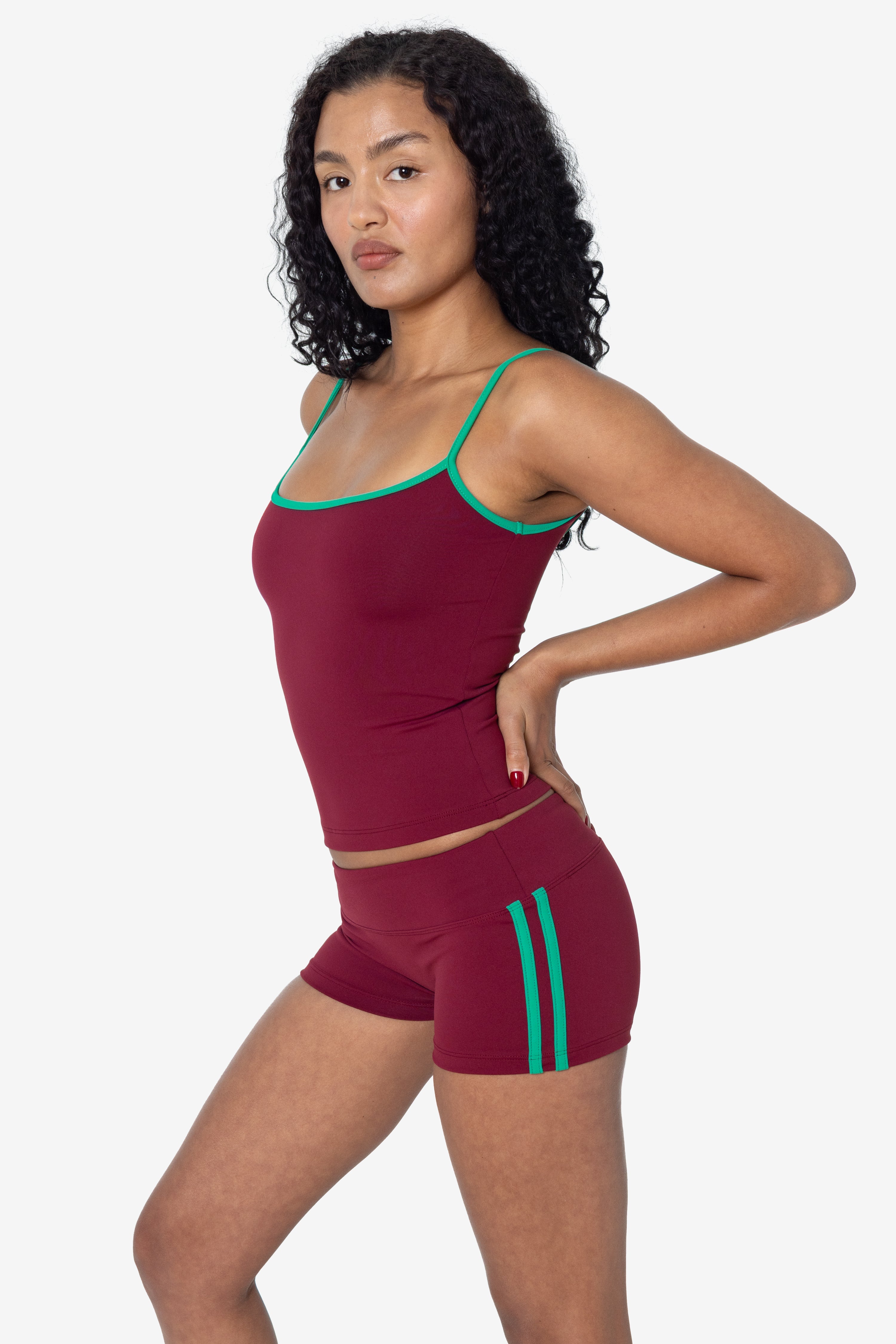 RAW311-WC - Contrast Performance Spaghetti Tank