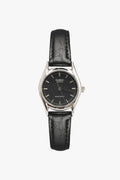 WCHA109T - Black Casio Leather Watch