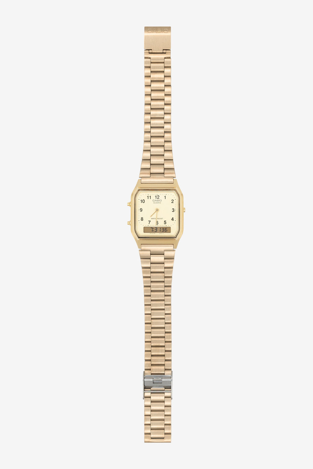WCHAMSIO - Men's Casio Classic Gold Watch