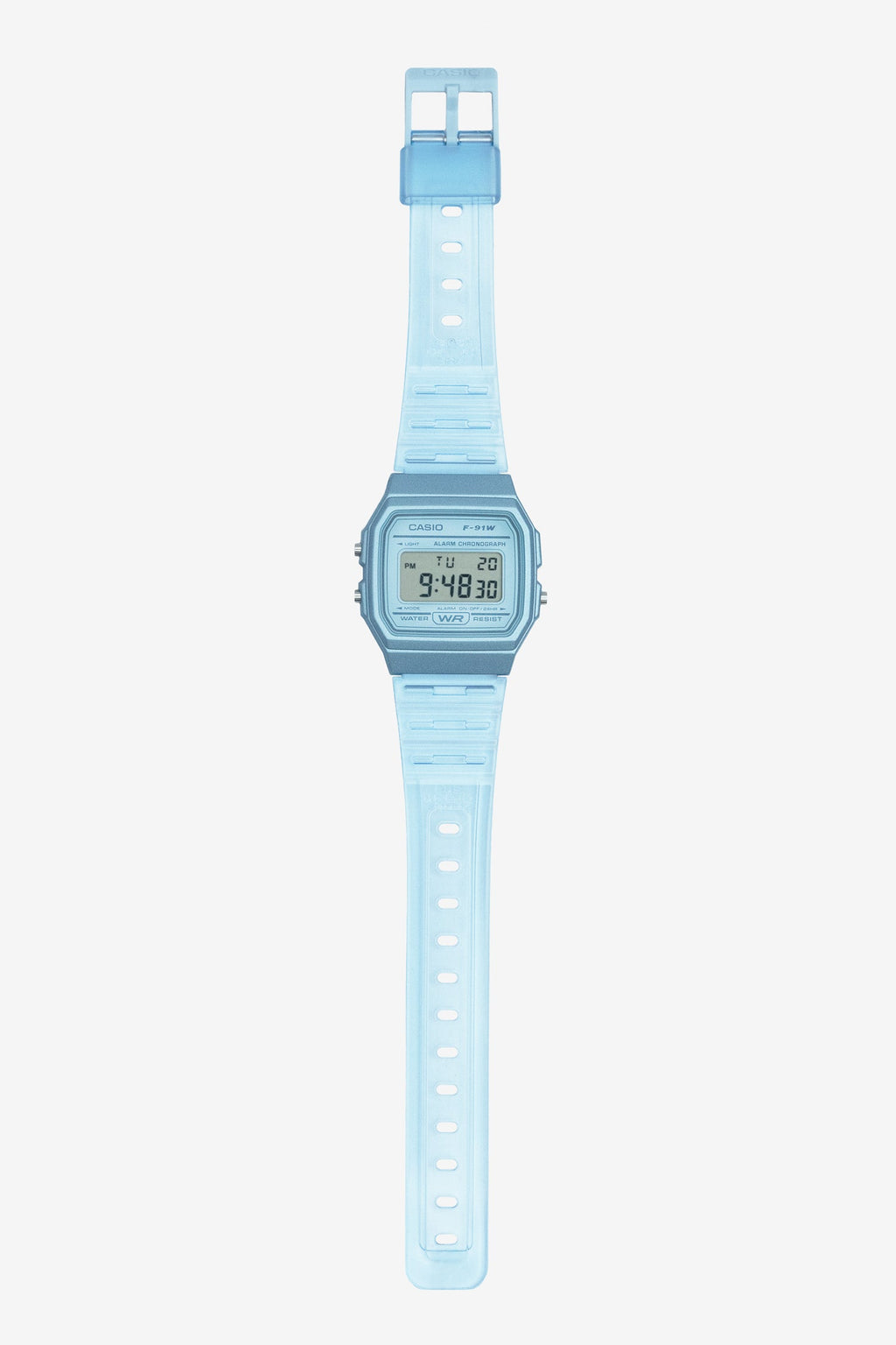 WCHD7CF - Casio Unisex Digital Clear Jelly Strap Watch