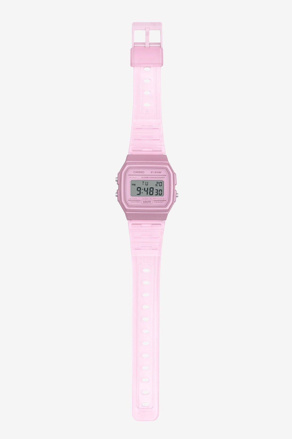 WCHD7CF - Casio Unisex Digital Clear Jelly Strap Watch