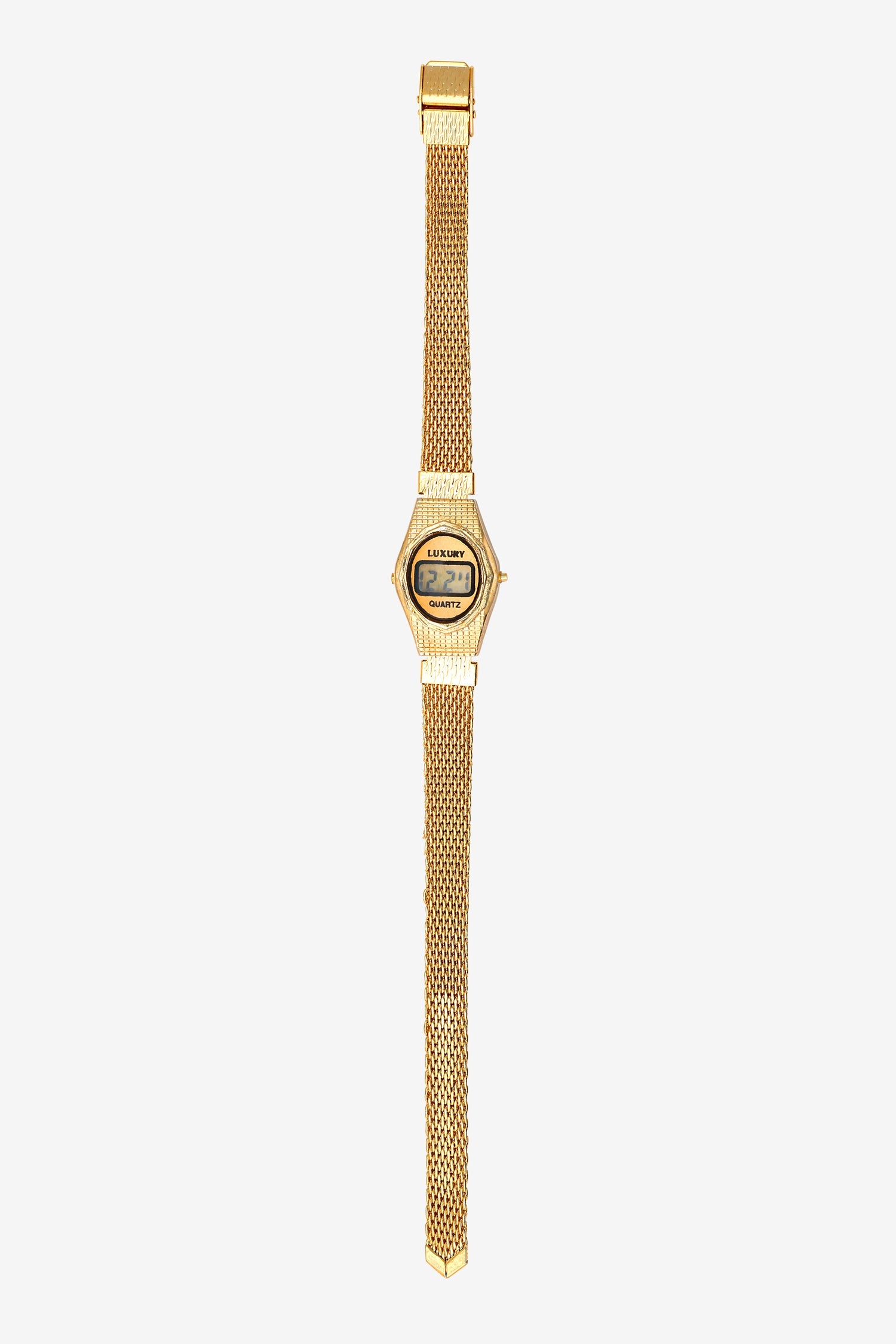 WCHRA56 - Tiny Oval Metal Mesh Luxury Watch