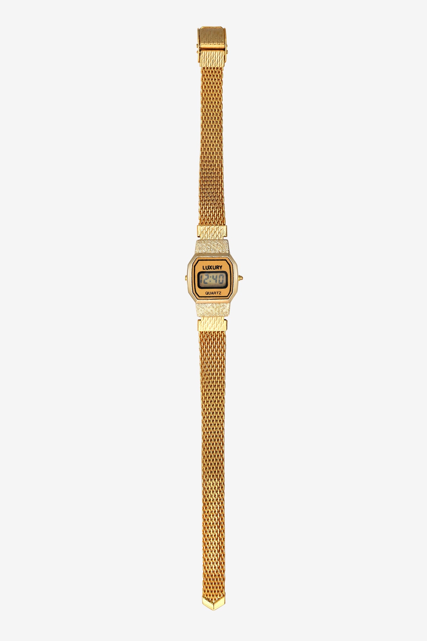 WCHRA62 - Tiny Square Metal Mesh Luxury Watch