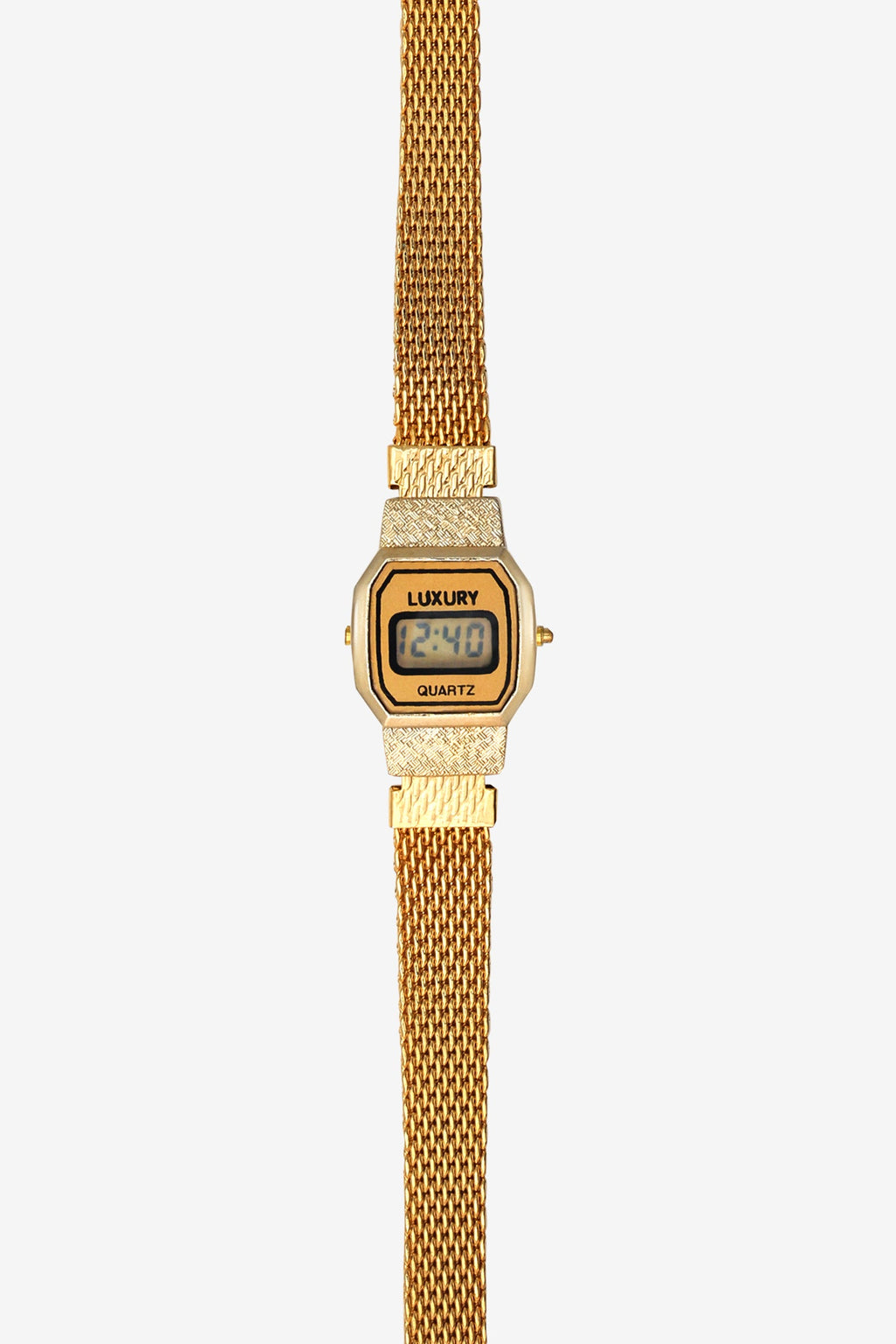 WCHRA62 - Tiny Square Metal Mesh Luxury Watch