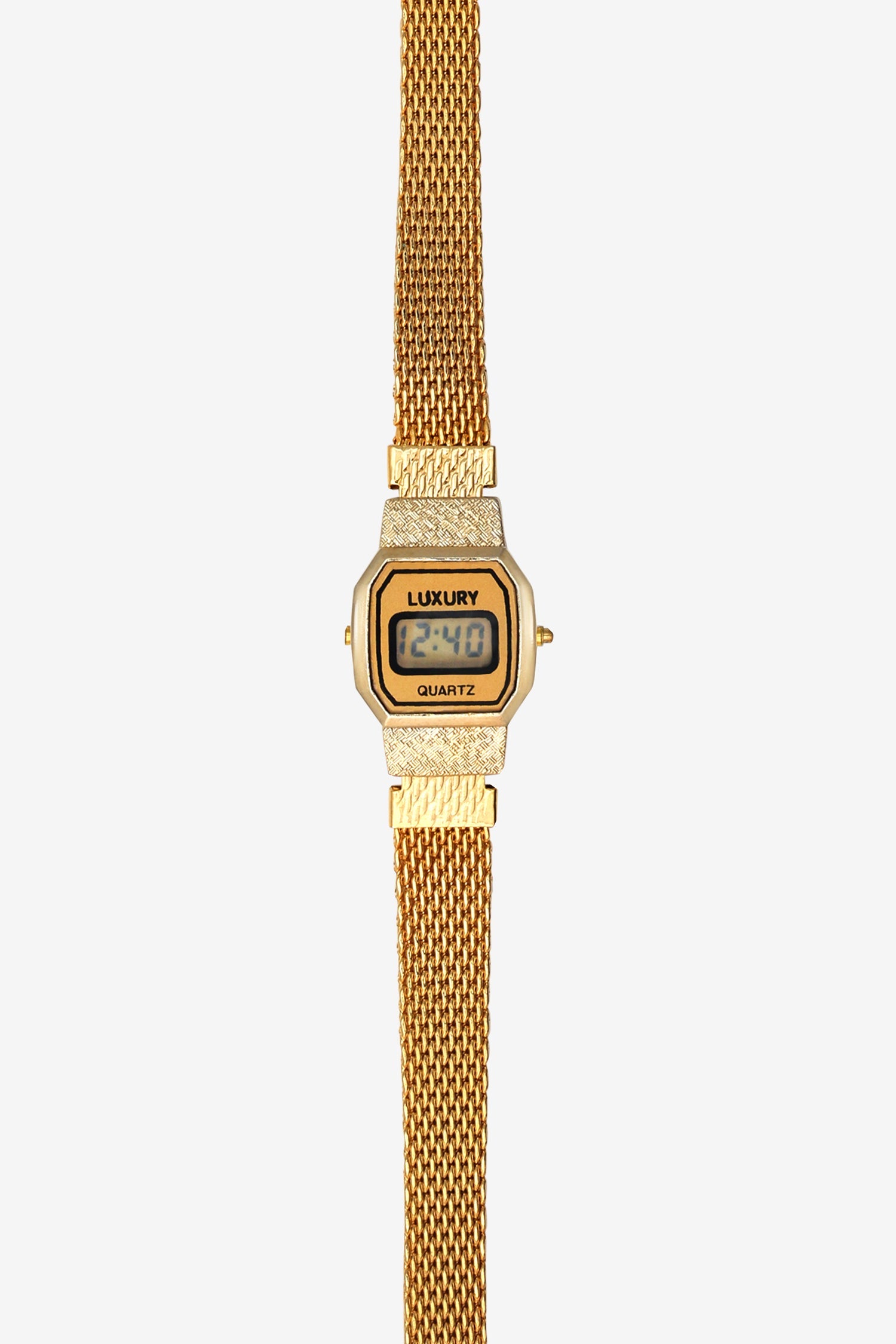 WCHRA62 - Tiny Square Metal Mesh Luxury Watch