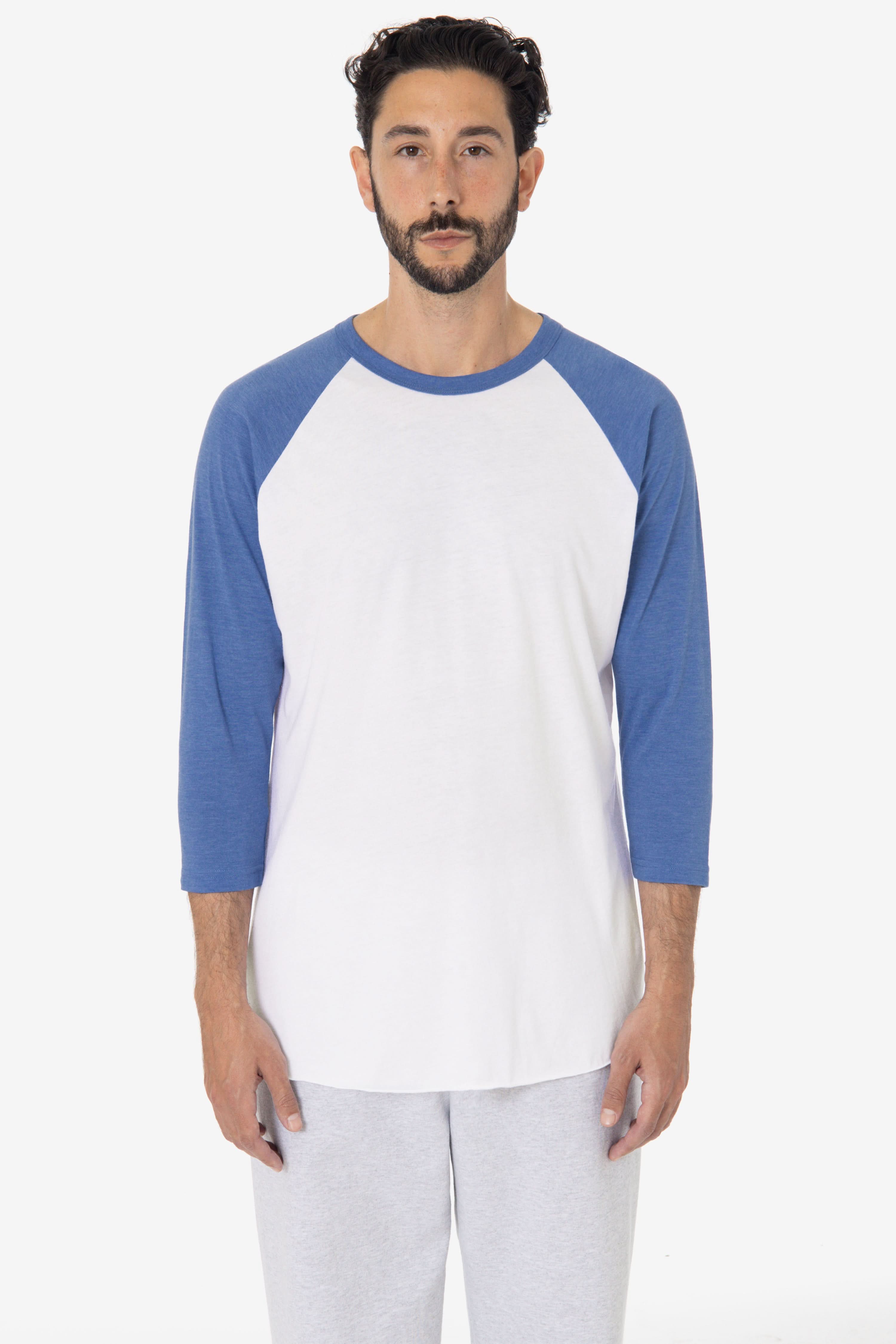 FF53 - 3/4 Sleeve Poly Cotton Raglan