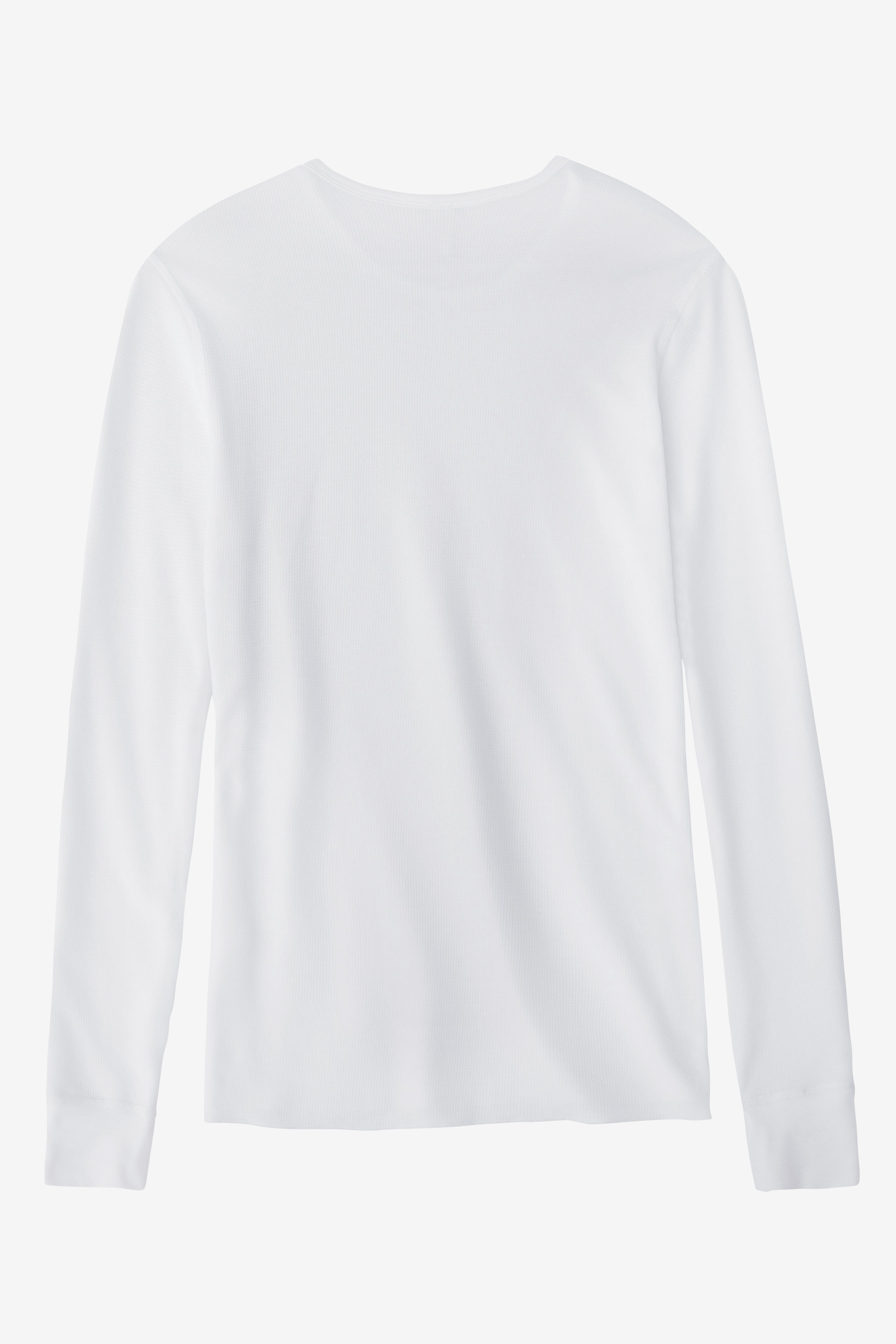 T407 - Poly-Cotton Thermal Long Sleeve Crewneck