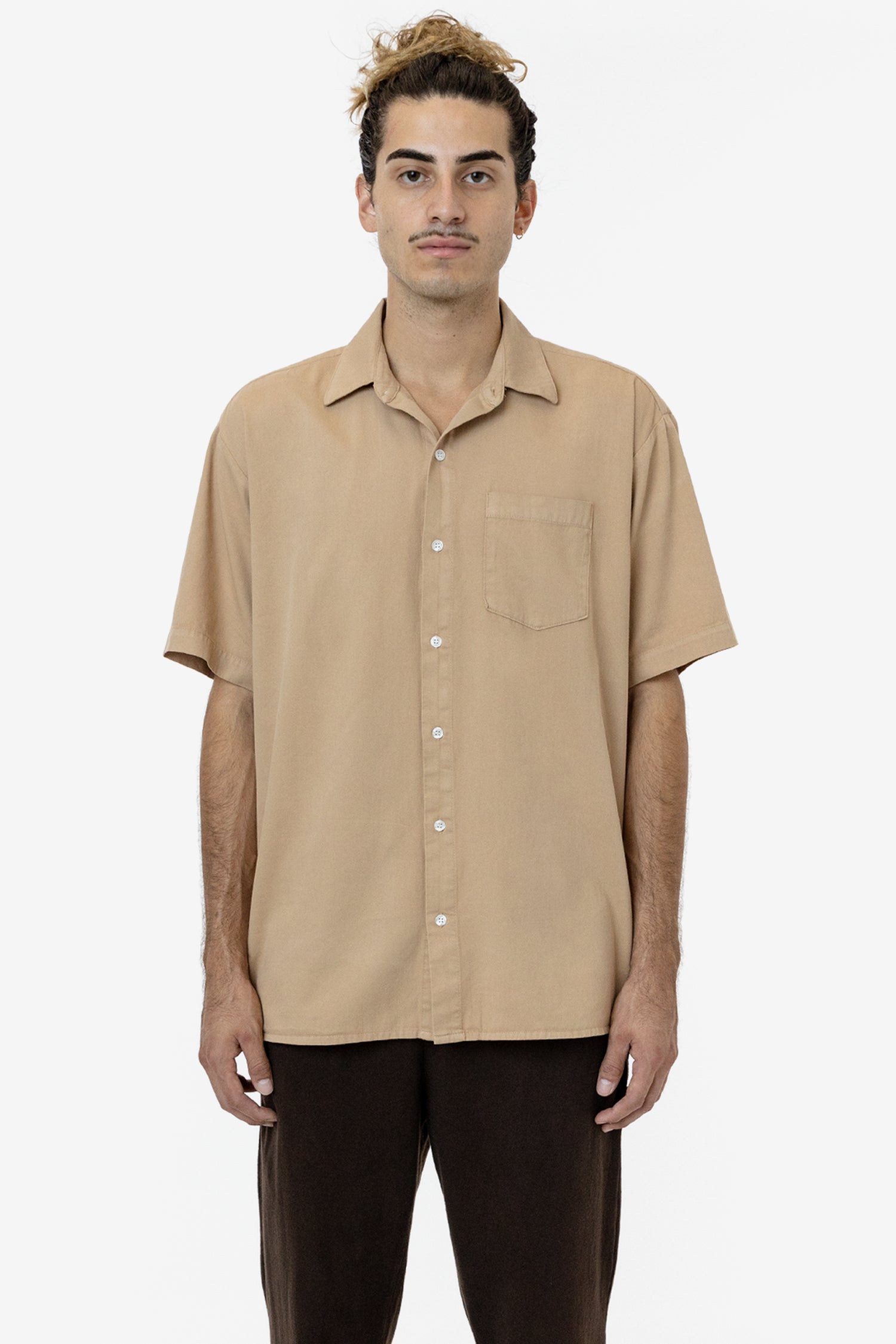 RCT419GD - Cotton Twill Casual Button Up Shirt