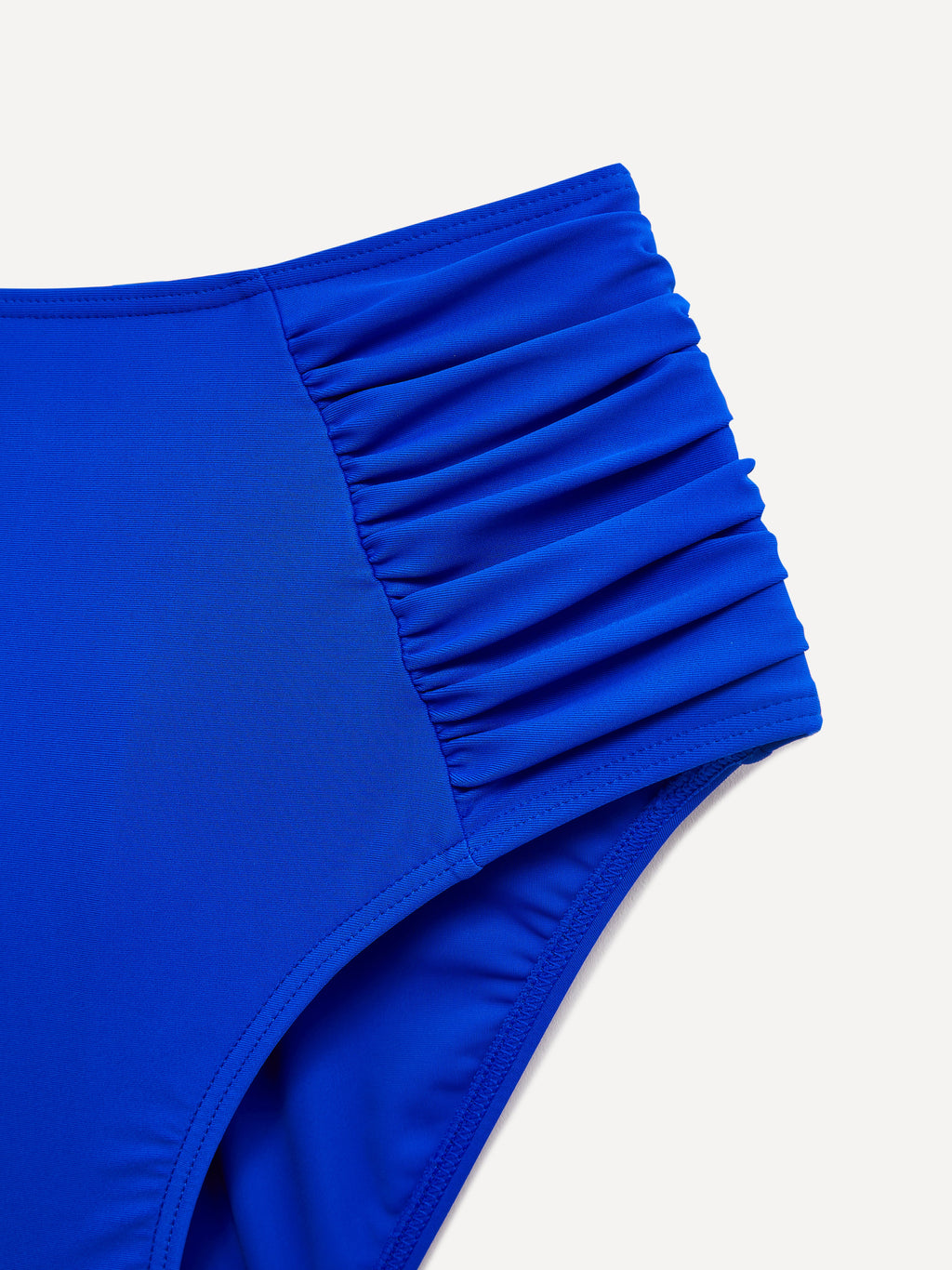 Amalfi Blue High Waisted Tummy Control Bikini