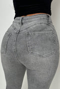 Amelie Grey Stretch Push Up Skinny Jeans