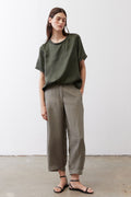 The Petite Wide Leg Ankle Pants