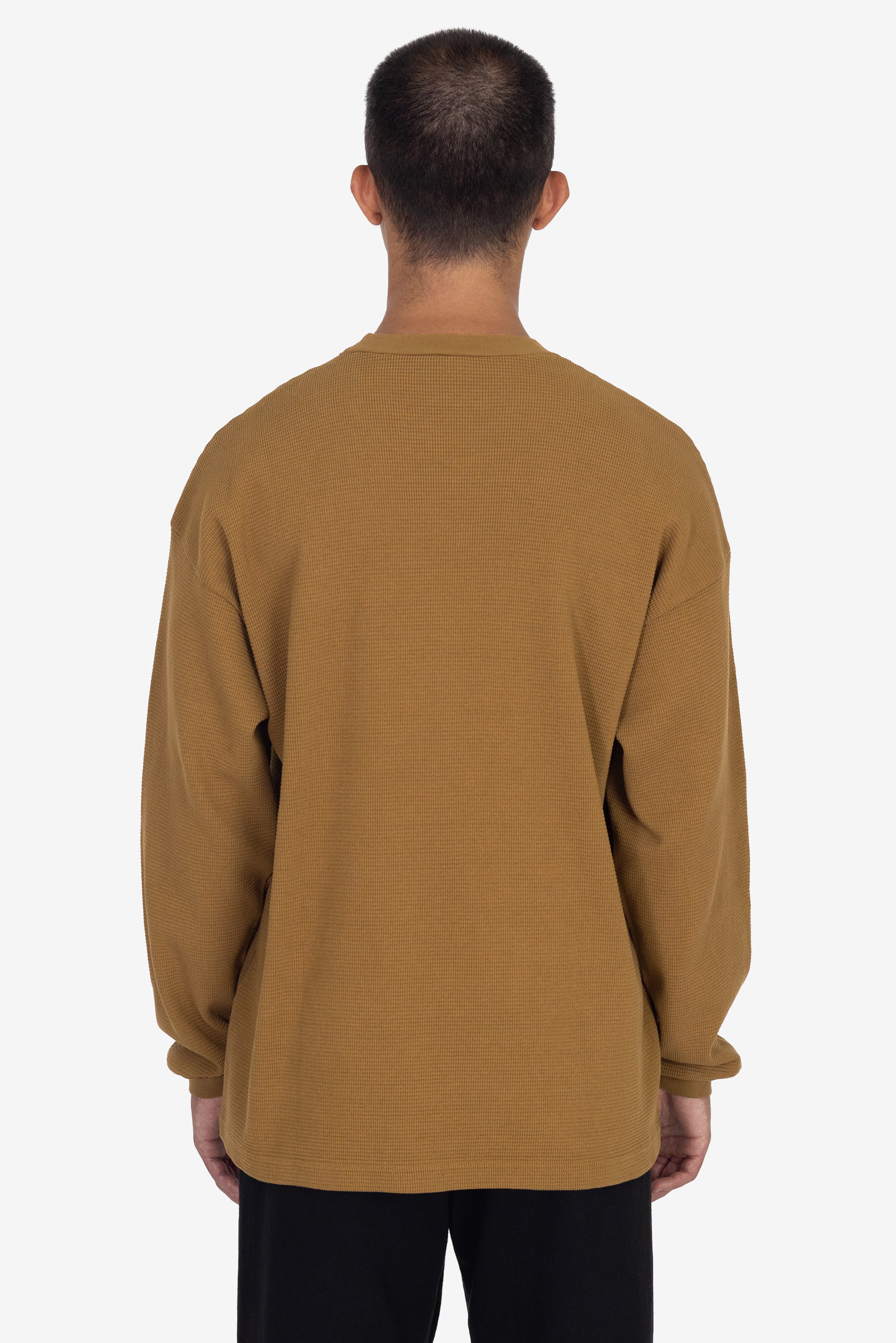 TX407GD Mix - Long Sleeve Heavy Thermal Crew Neck