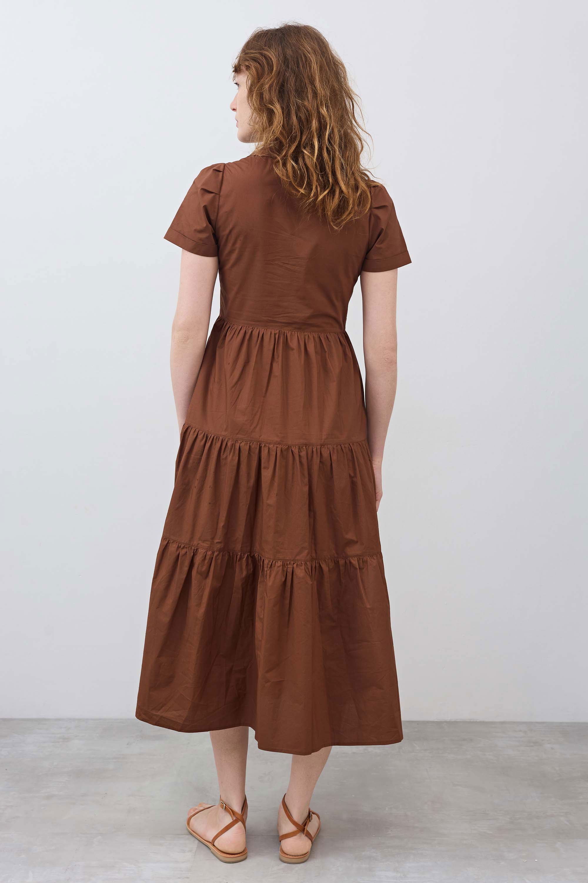 Breaking Free Long Poplin Dress