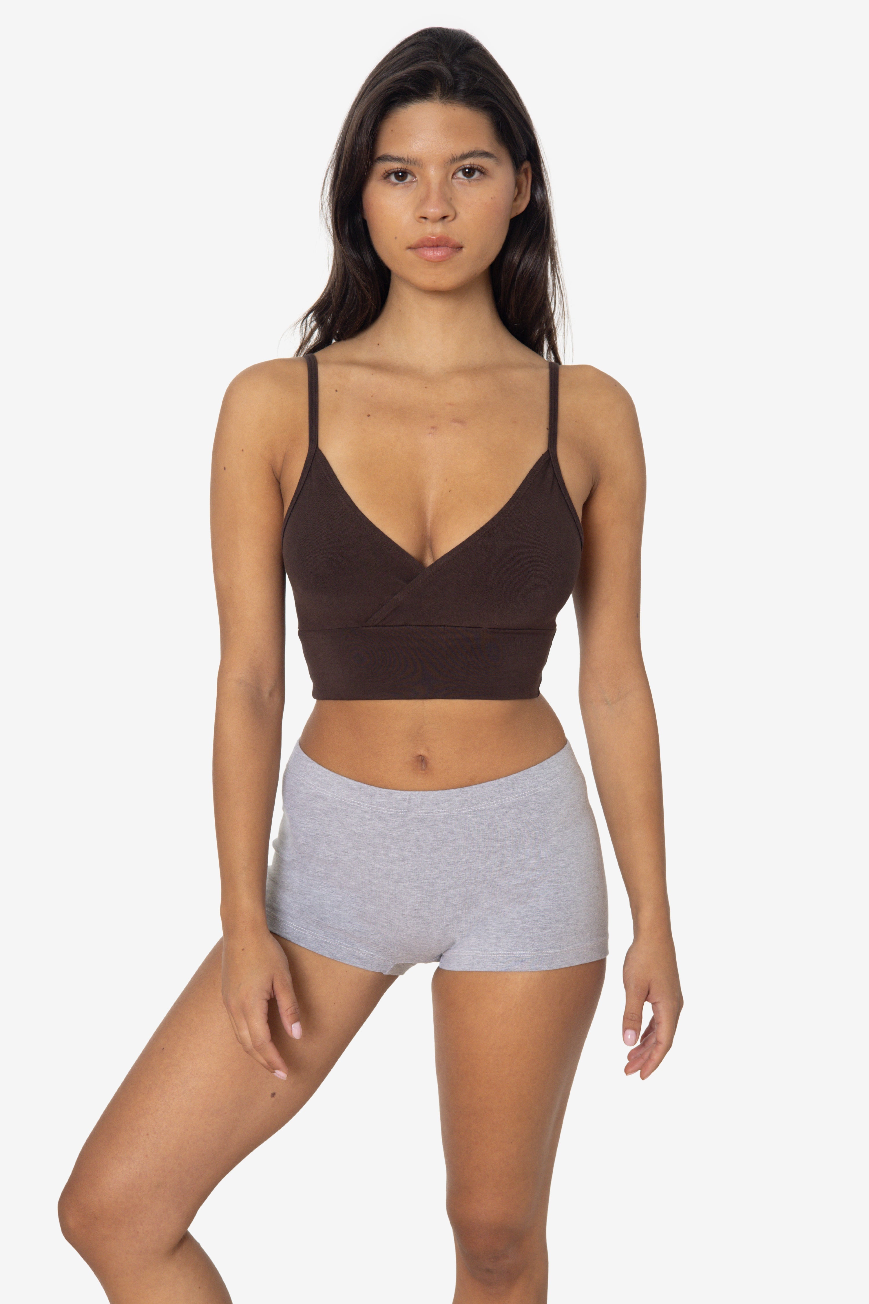 83076GD - Crossover Wrap Crop Top
