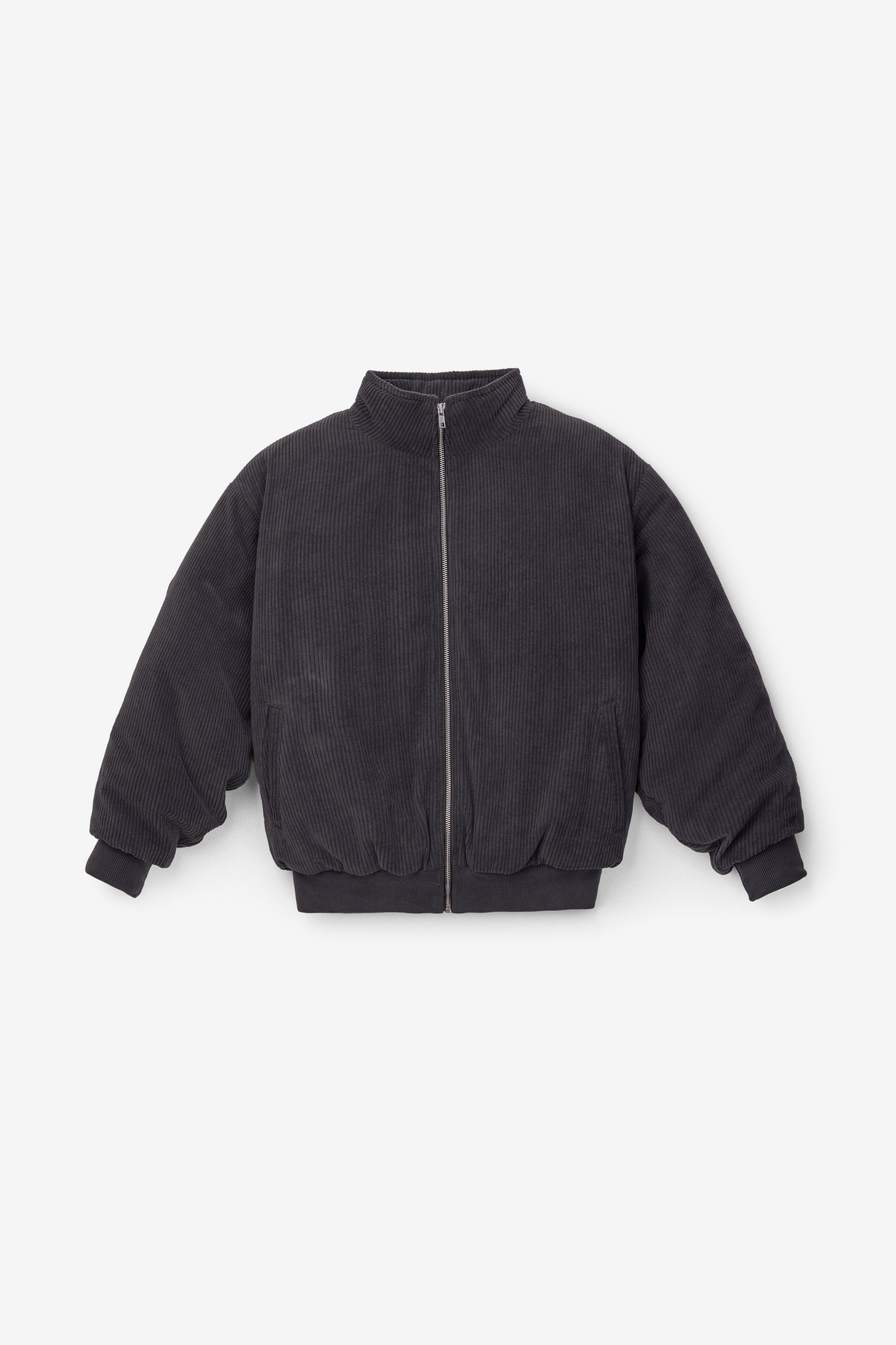 CD410PD - Corduroy Puffy Zip Up Jacket
