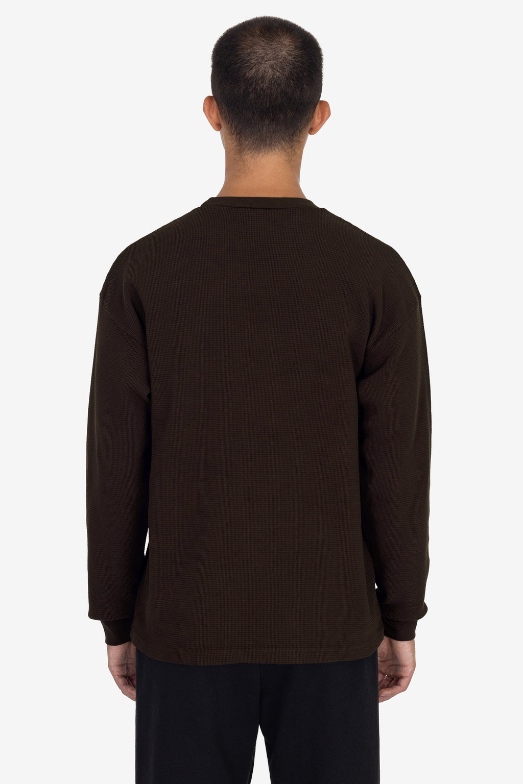 TX407GD Mix - Long Sleeve Heavy Thermal Crew Neck