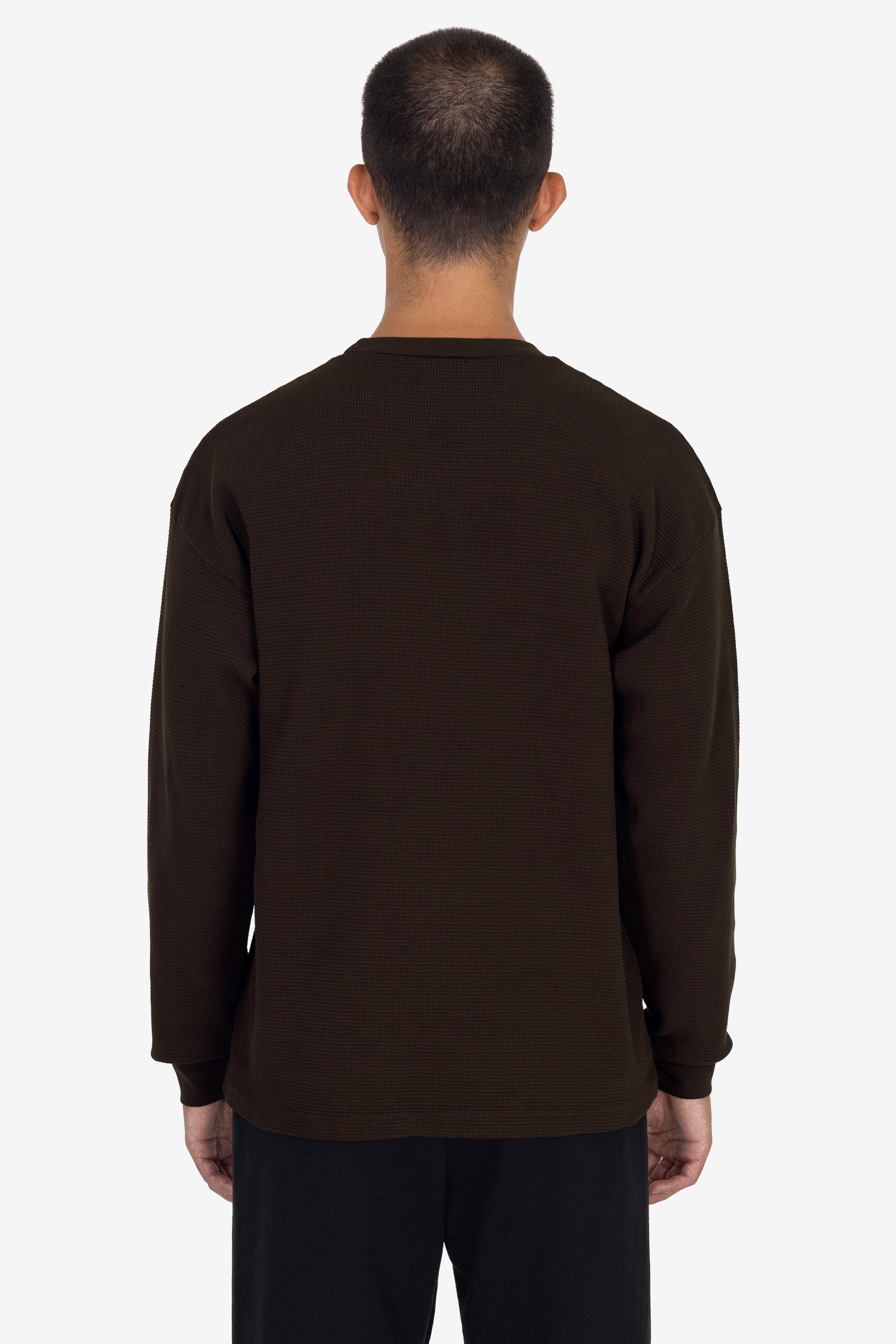 TX407GD Mix - Long Sleeve Heavy Thermal Crew Neck